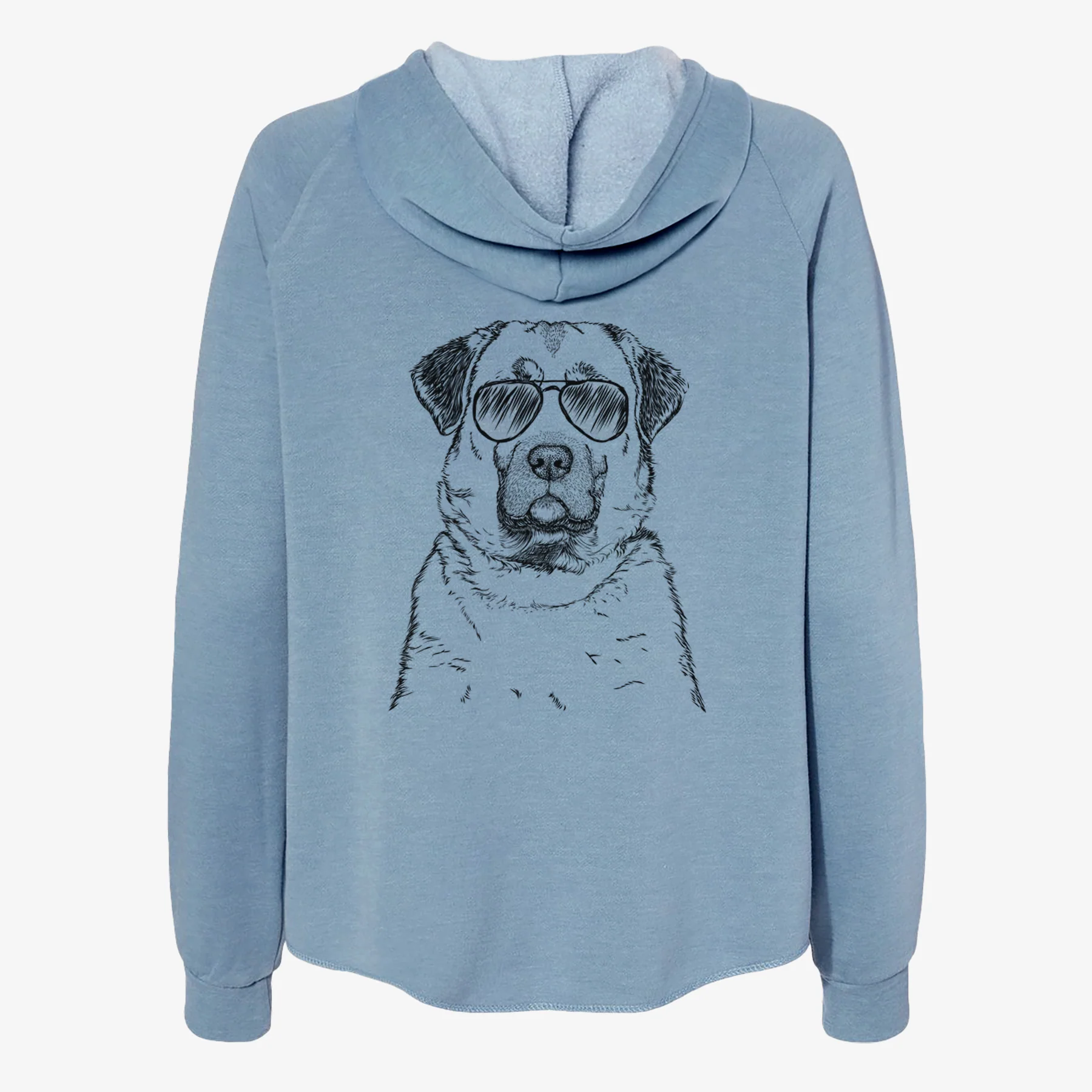 Loca the Anatolian Shepherd - Women's Cali Wave Zip-Up Sweatshirt - Image 9