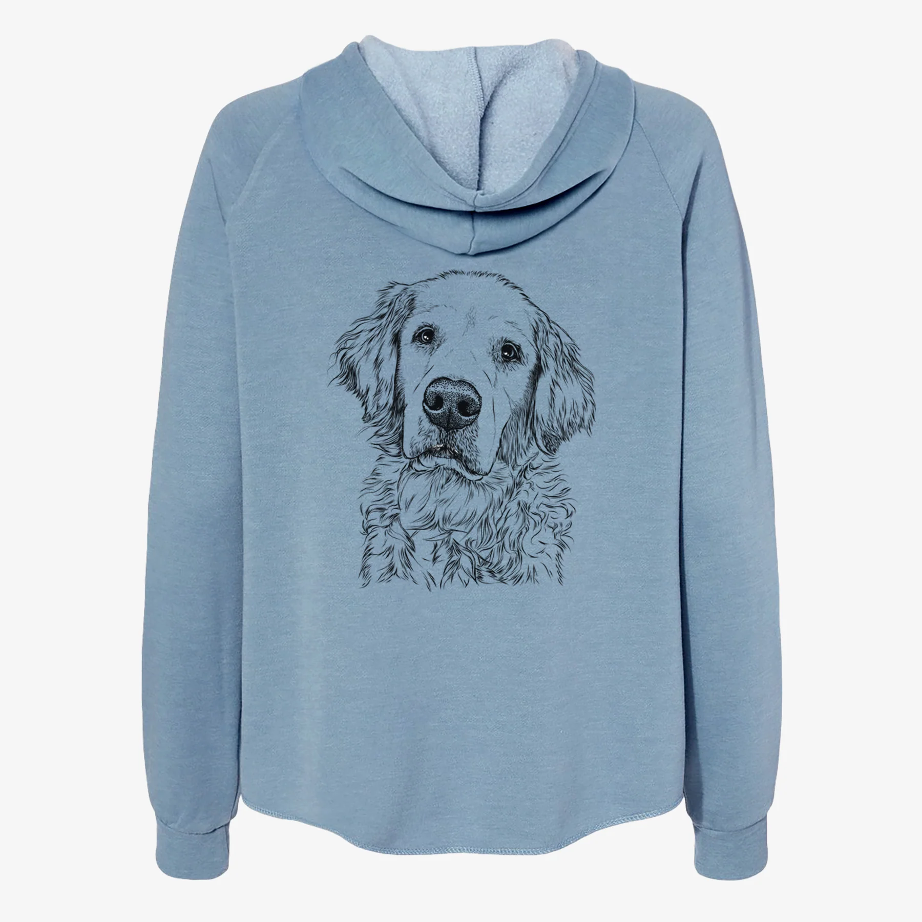 Loganator the Golden Retriever - Women's Cali Wave Zip-Up Sweatshirt - Image 6
