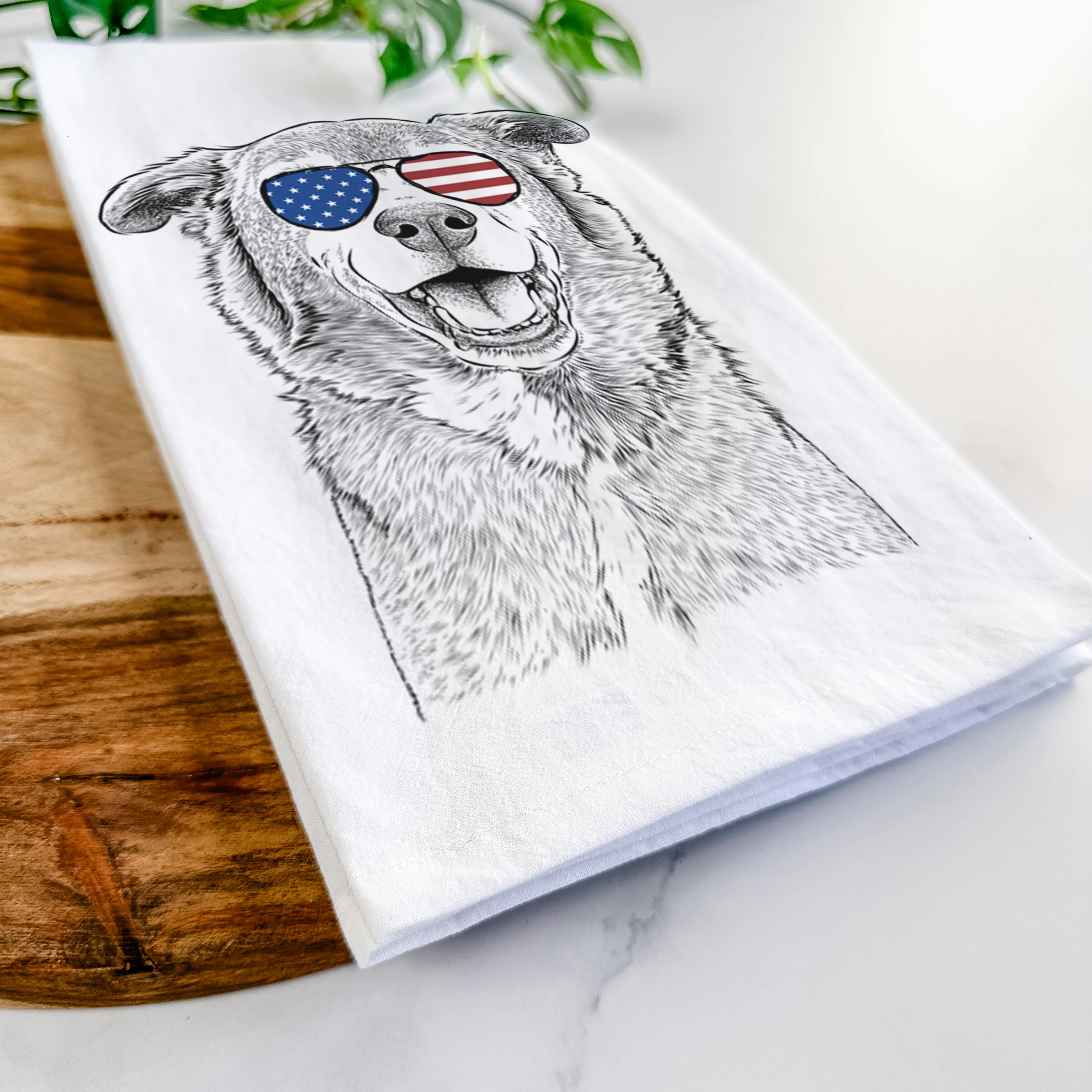 Logan the Rescue Mutt Tea Towel - Image 12