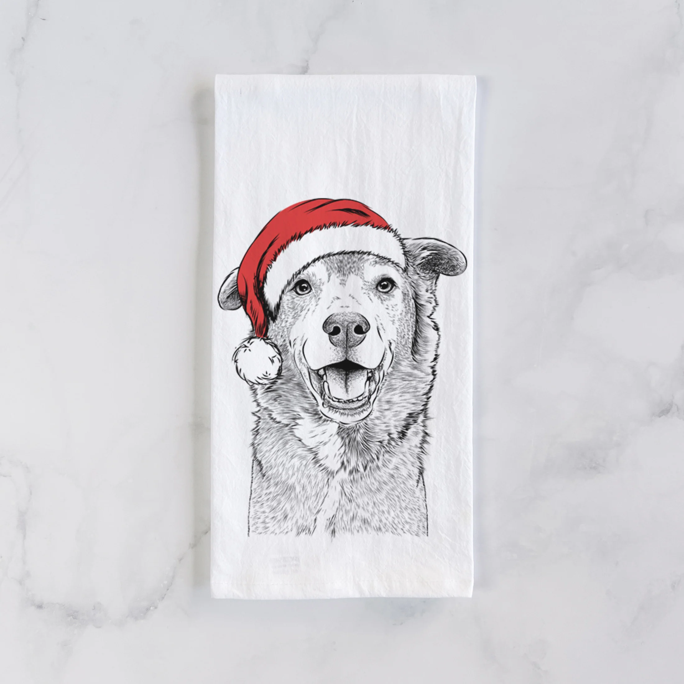 Logan the Rescue Mutt Tea Towel - Image 2