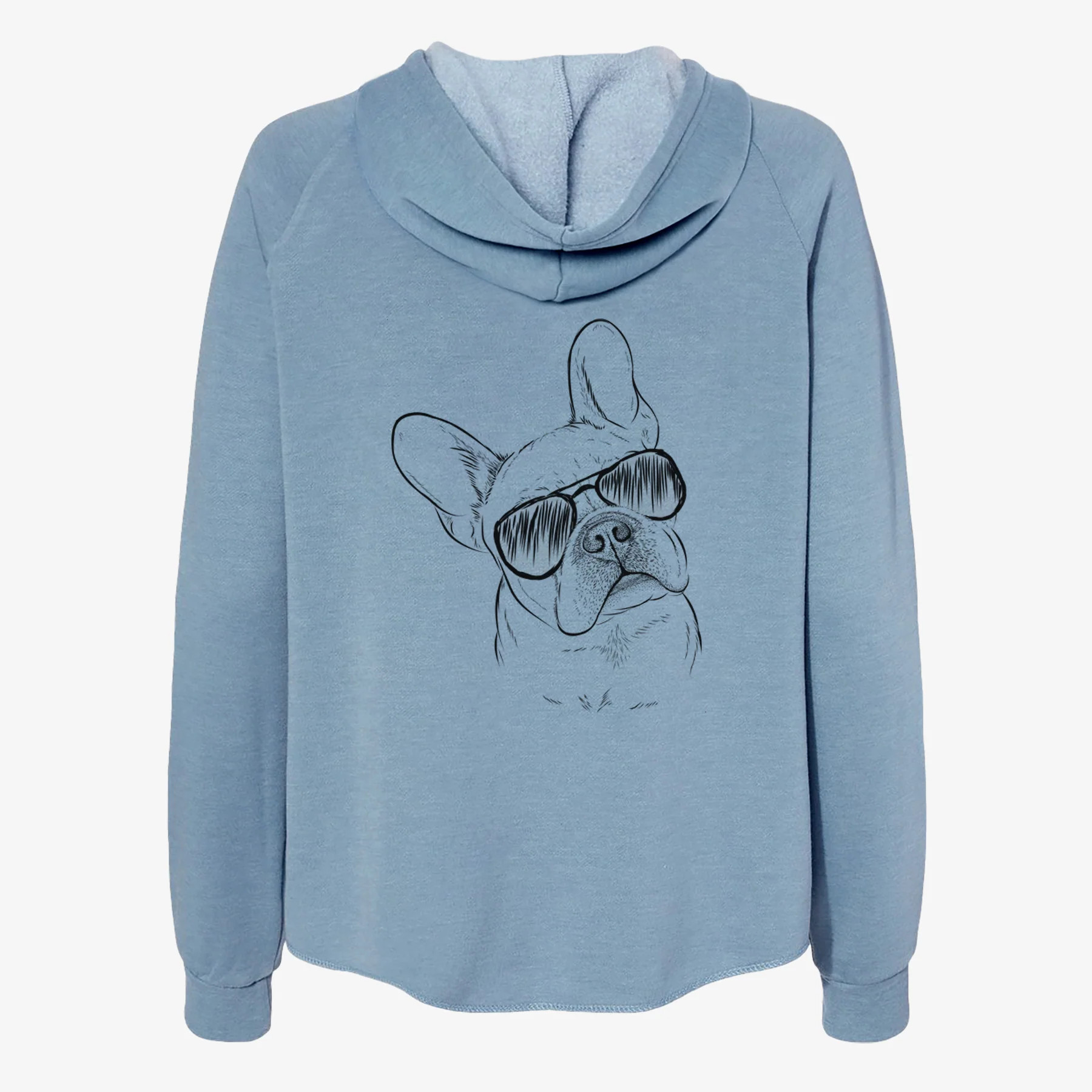 Loki the French Bulldog - Women's Cali Wave Zip-Up Sweatshirt - Image 9