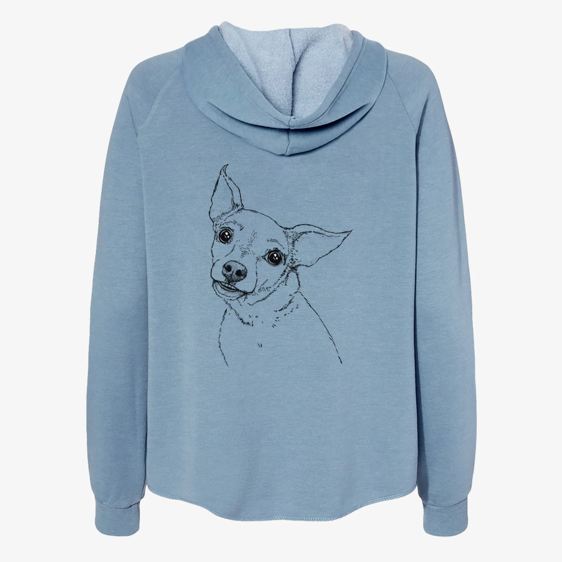 Lola the Chiweenie - Women's Cali Wave Zip-Up Sweatshirt - Image 6