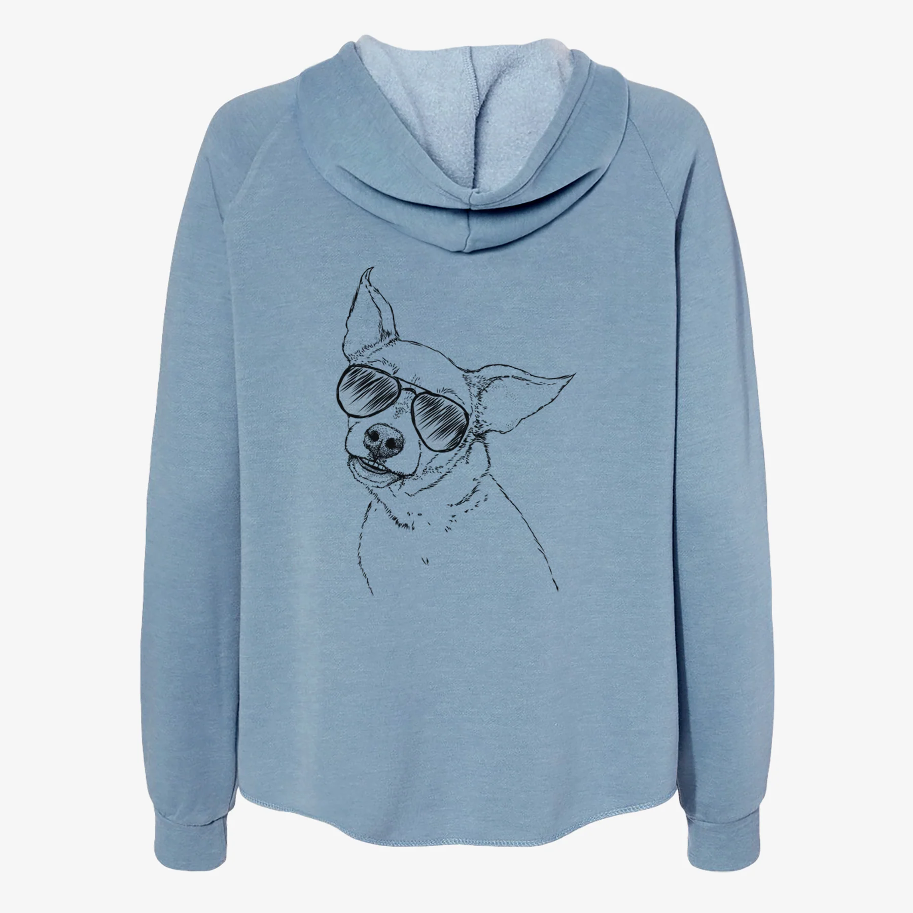 Lola the Chiweenie - Women's Cali Wave Zip-Up Sweatshirt - Image 9