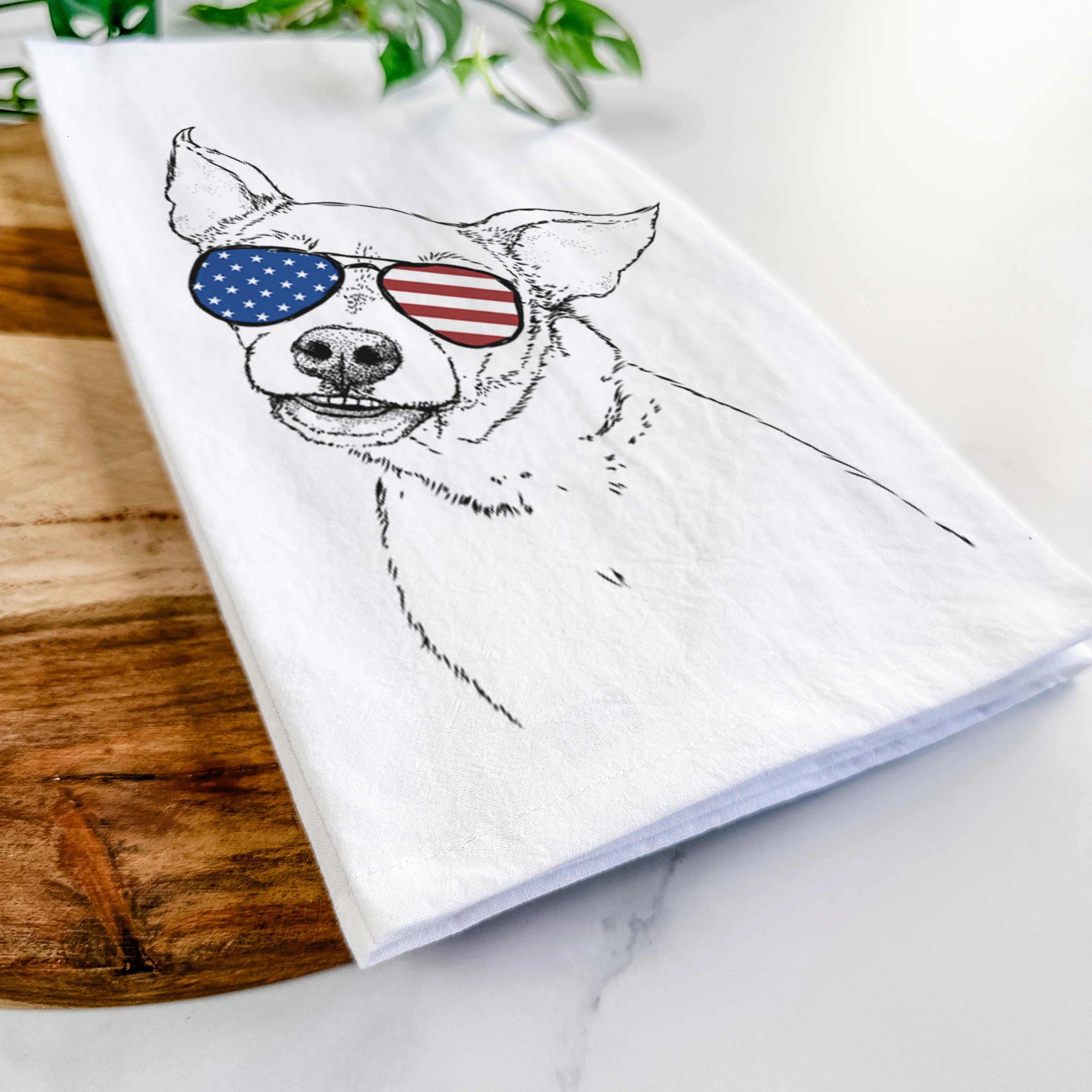 Lola the Chiweenie Tea Towel - Image 12