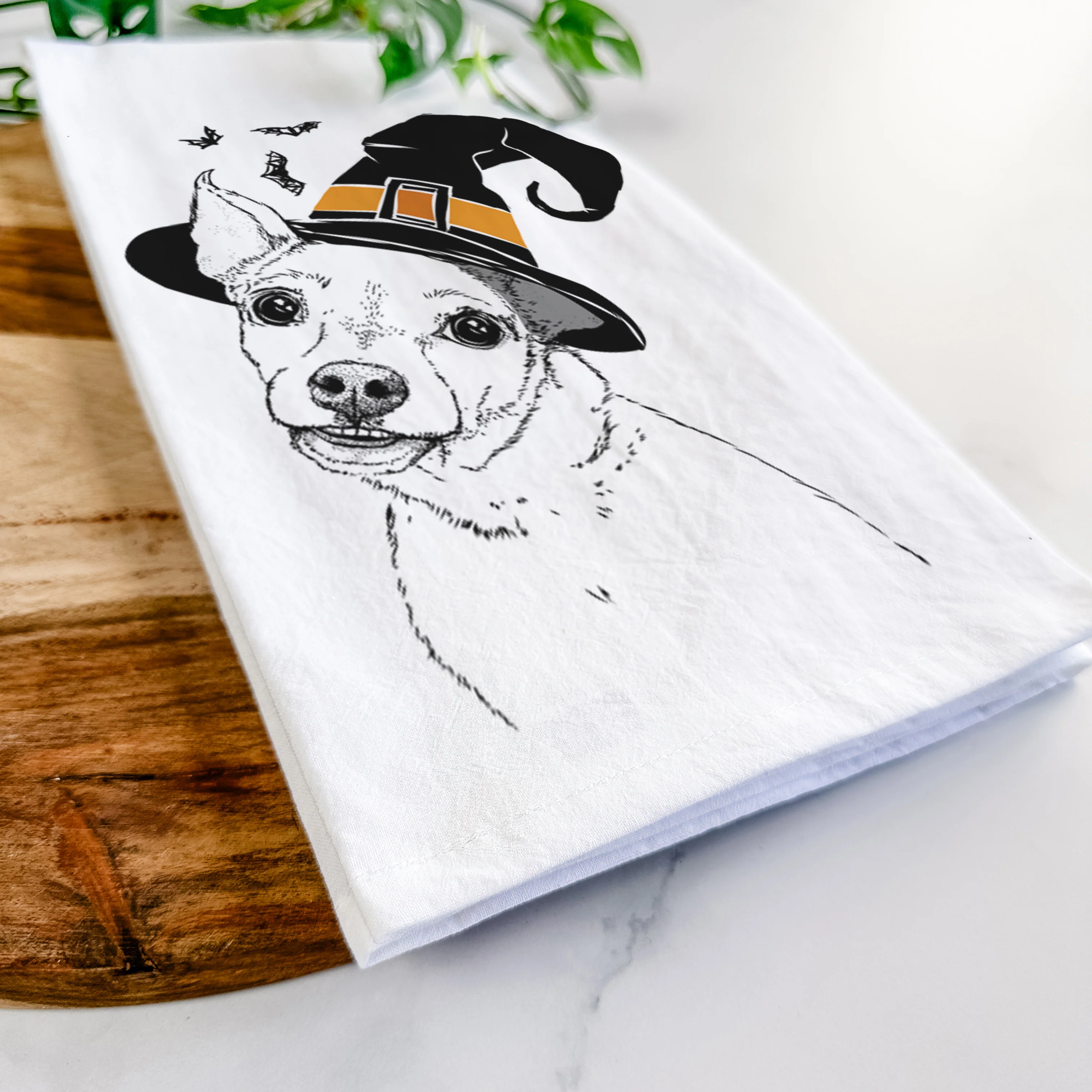 Lola the Chiweenie Tea Towel - Image 8