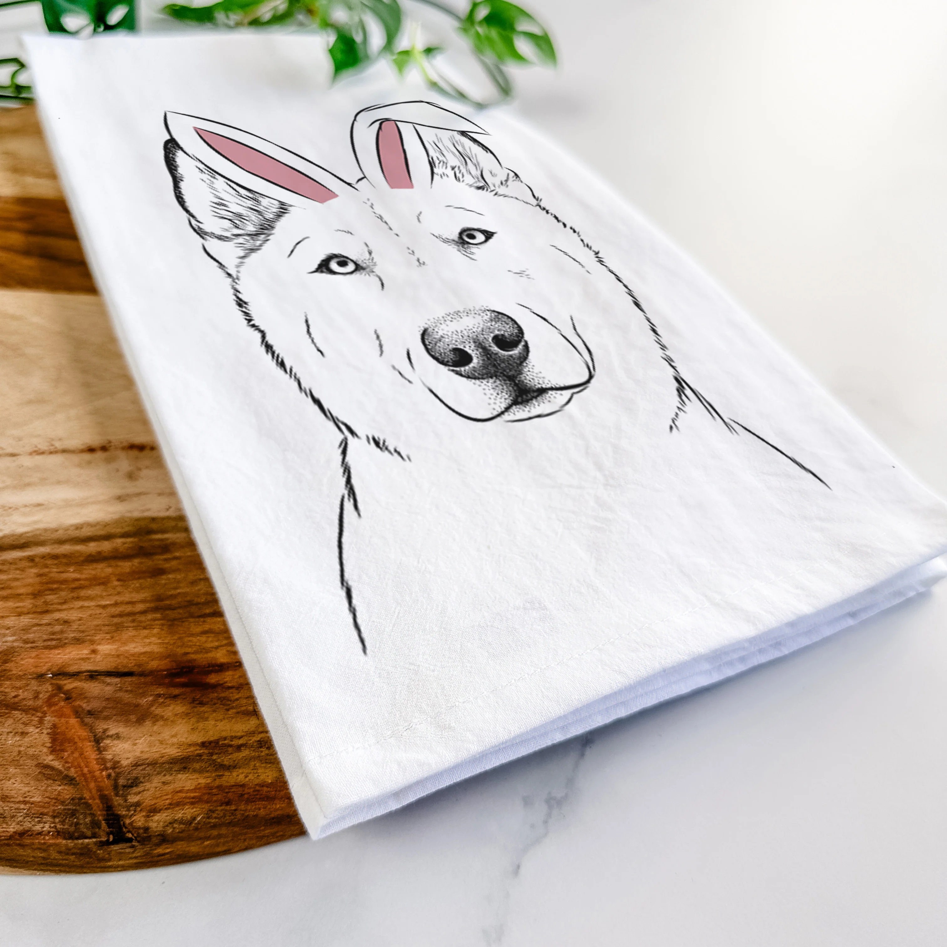 London the Siberian Husky Tea Towel - Image 14