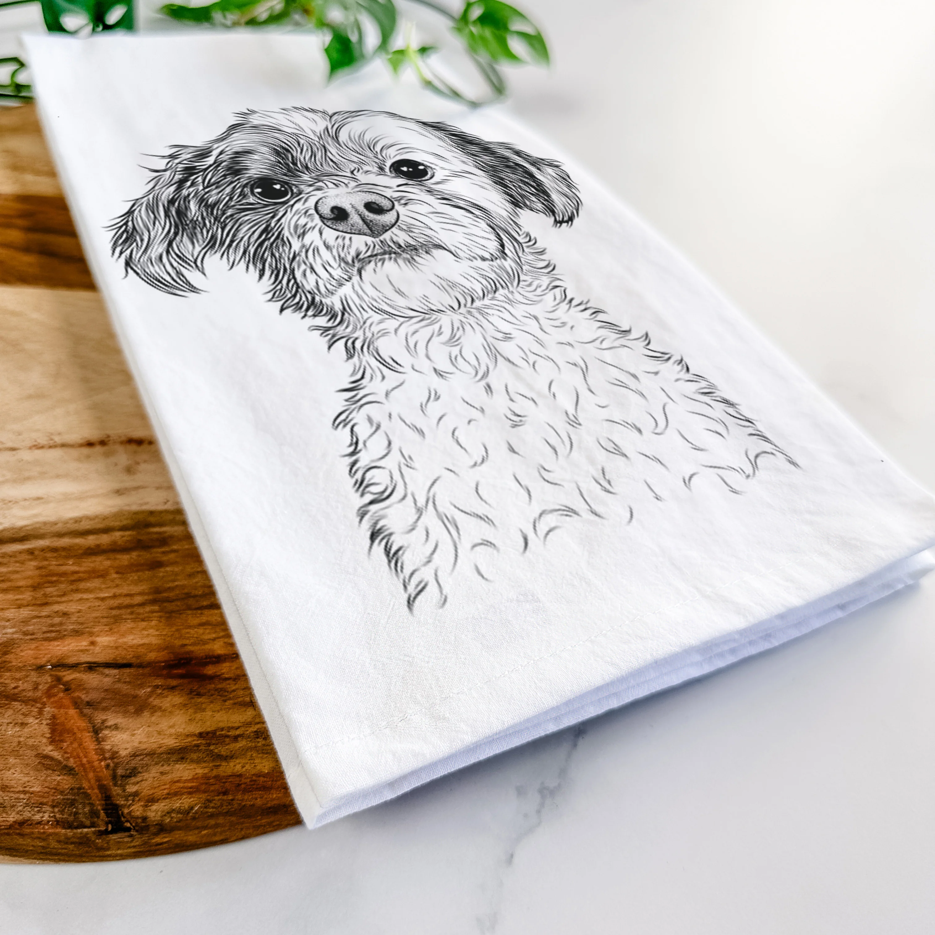 Louise the Havanese Tea Towel - Image 5