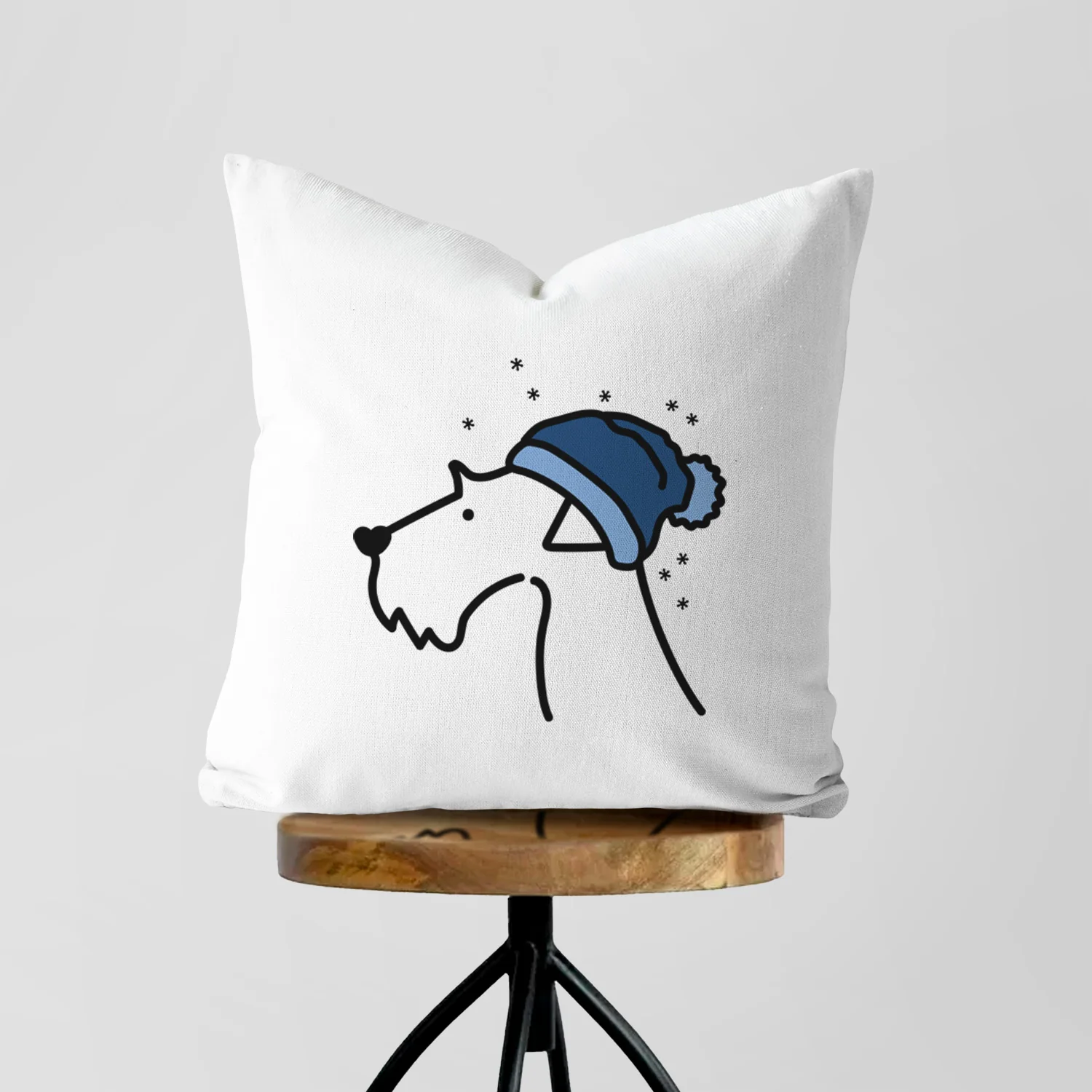 Love Always Airedale Terrier - Throw Pillow Cover - Image 5
