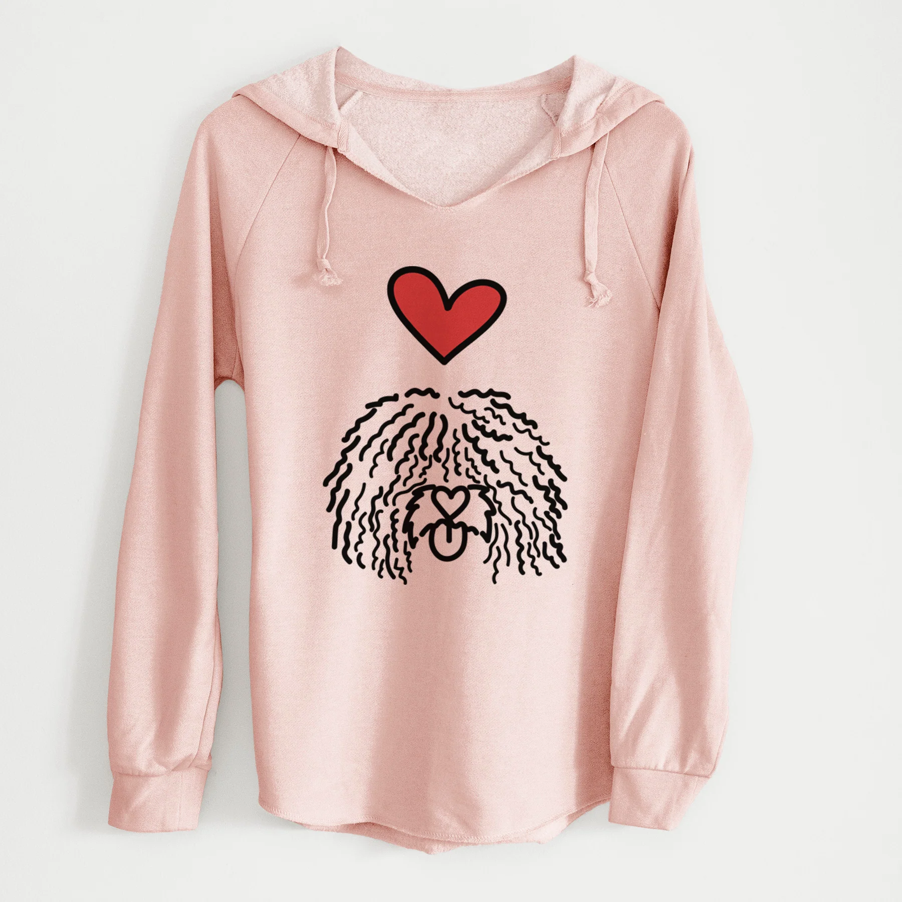 Love Always Spanish Water Dog - Alba - Cali Wave Hooded Sweatshirt - Image 7