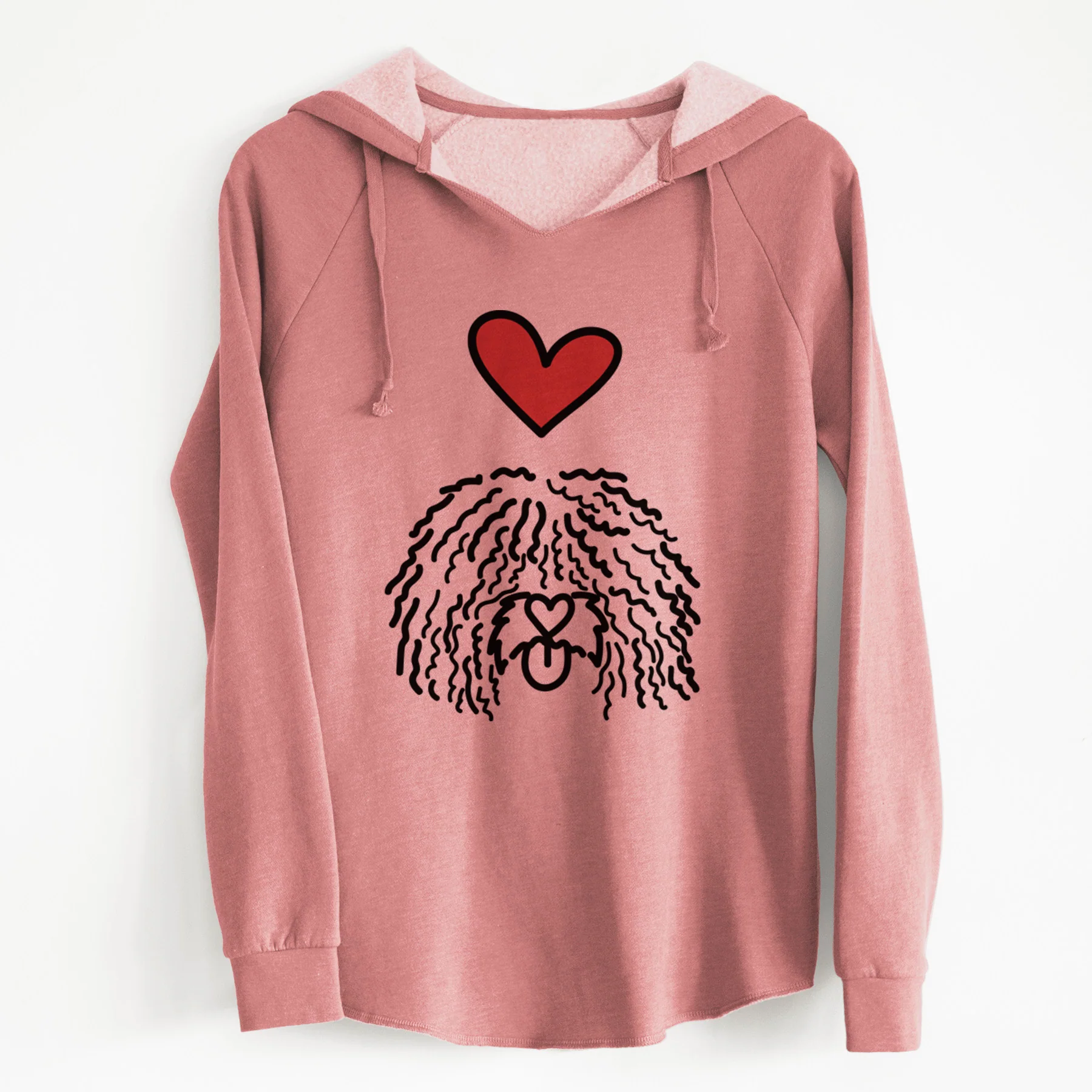 Love Always Spanish Water Dog - Alba - Cali Wave Hooded Sweatshirt - Image 8