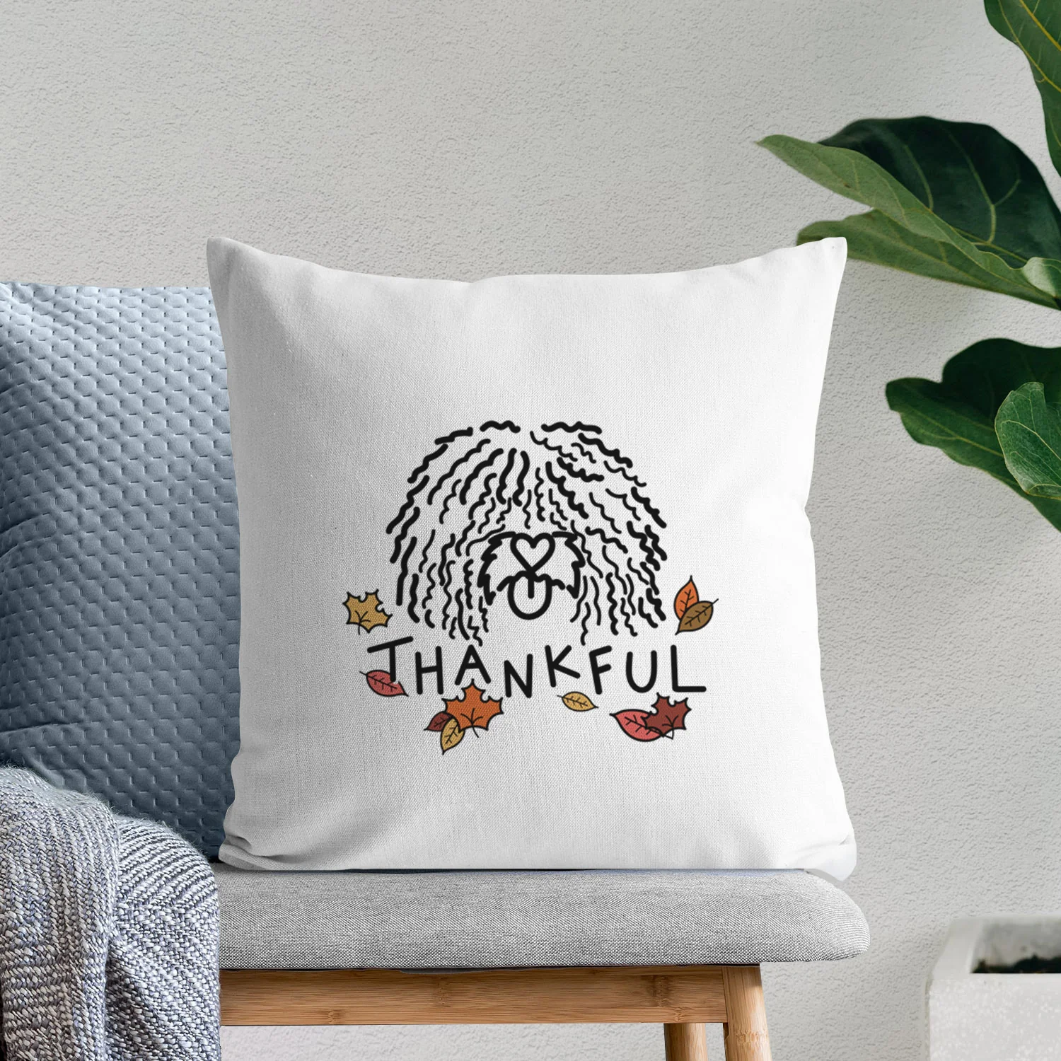Love Always Spanish Water Dog - Alba - Throw Pillow Cover - Image 7