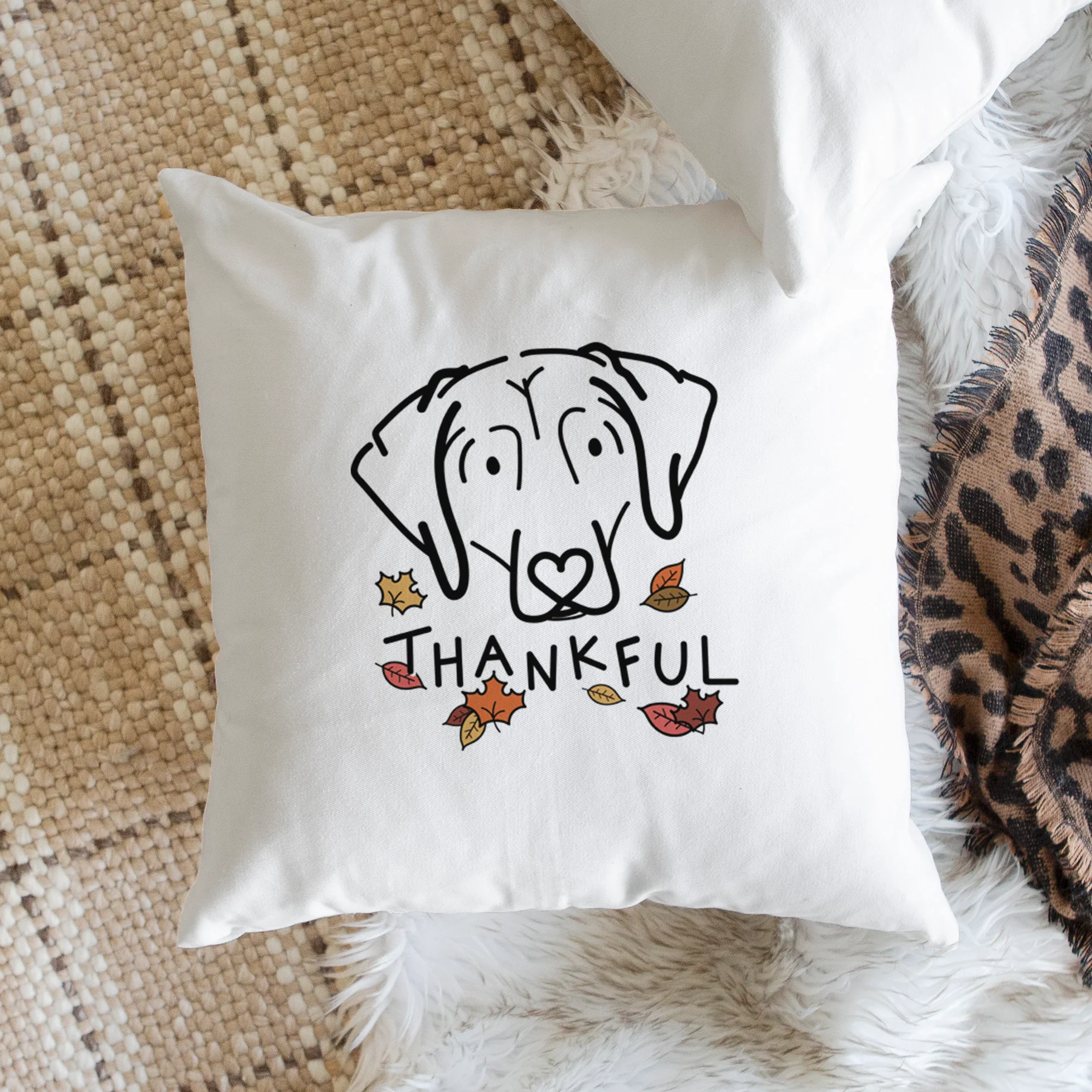 Love Always Beagle - Aly -  Throw Pillow Cover - Image 2