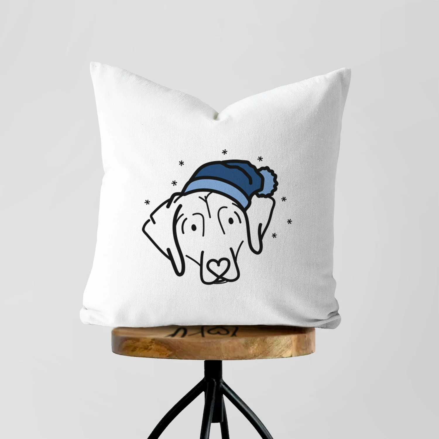 Love Always Beagle - Aly -  Throw Pillow Cover - Image 5