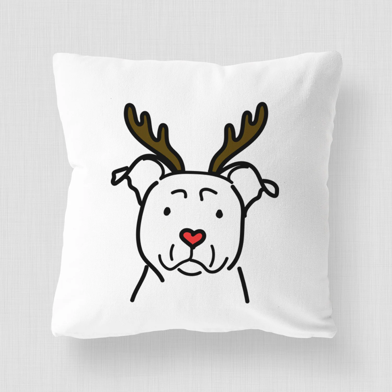 Love Always American Staffordshire Terrier - Throw Pillow Cover - Image 4