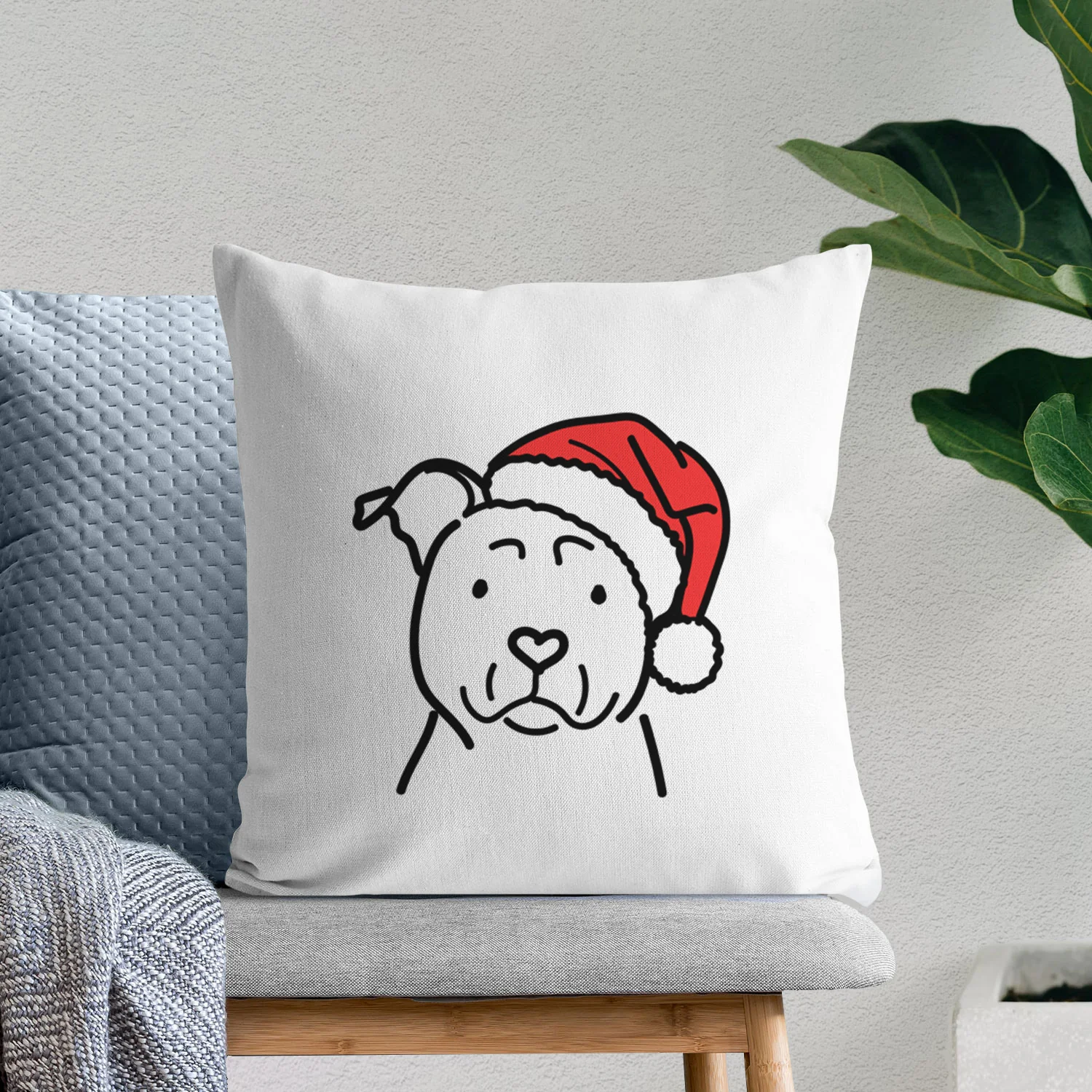 Love Always American Staffordshire Terrier - Throw Pillow Cover - Image 9