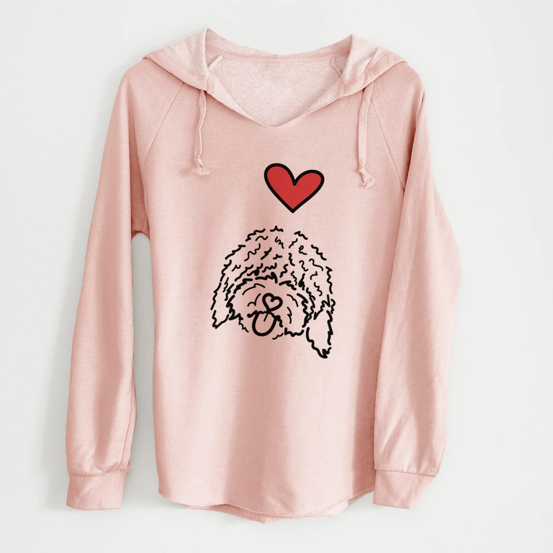 Love Always Spanish Water Dog - Antonio - Cali Wave Hooded Sweatshirt - Image 7