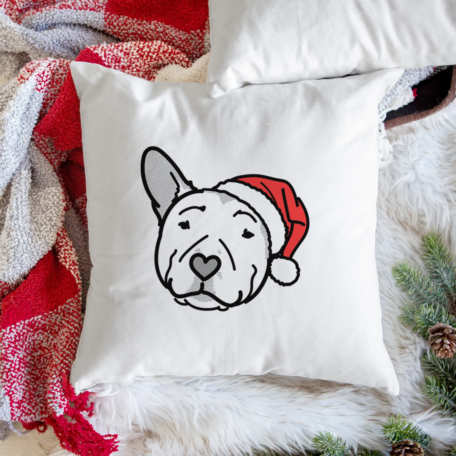 Love Always Pitbull - Archer - Throw Pillow Cover - Image 3