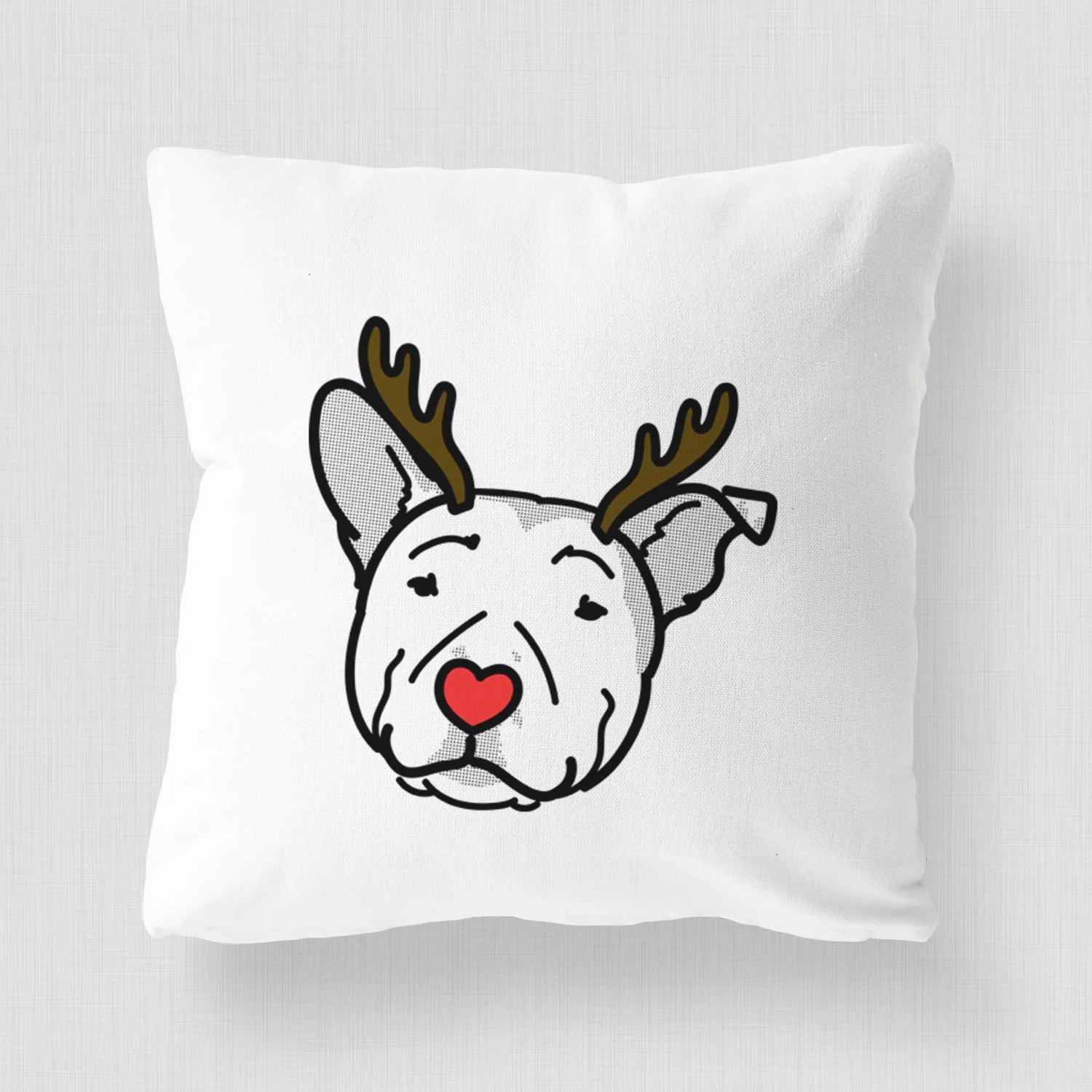 Love Always Pitbull - Archer - Throw Pillow Cover - Image 4