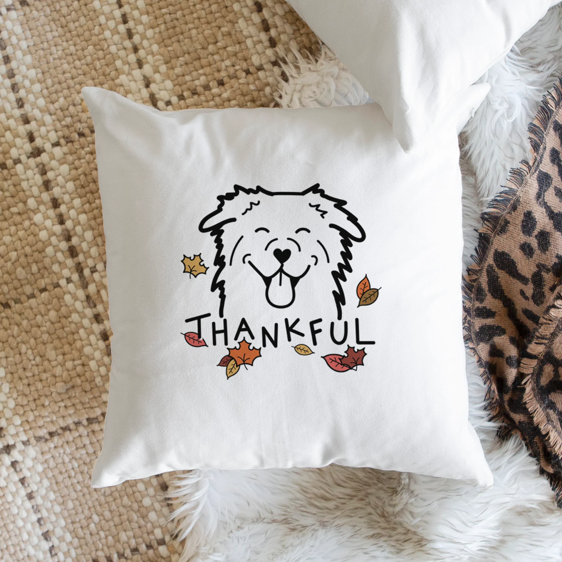 Love Always Australian Shepherd - Throw Pillow Cover - Image 2