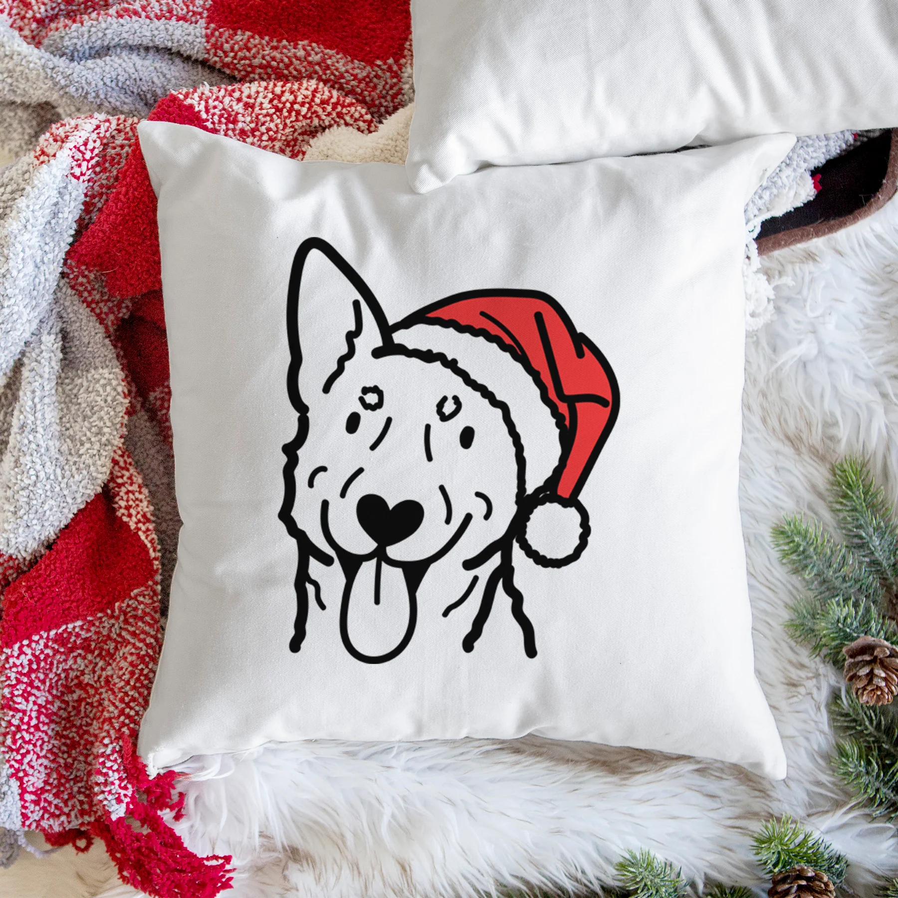 Love Always Australian Cattle Dog - Throw Pillow Cover - Image 3