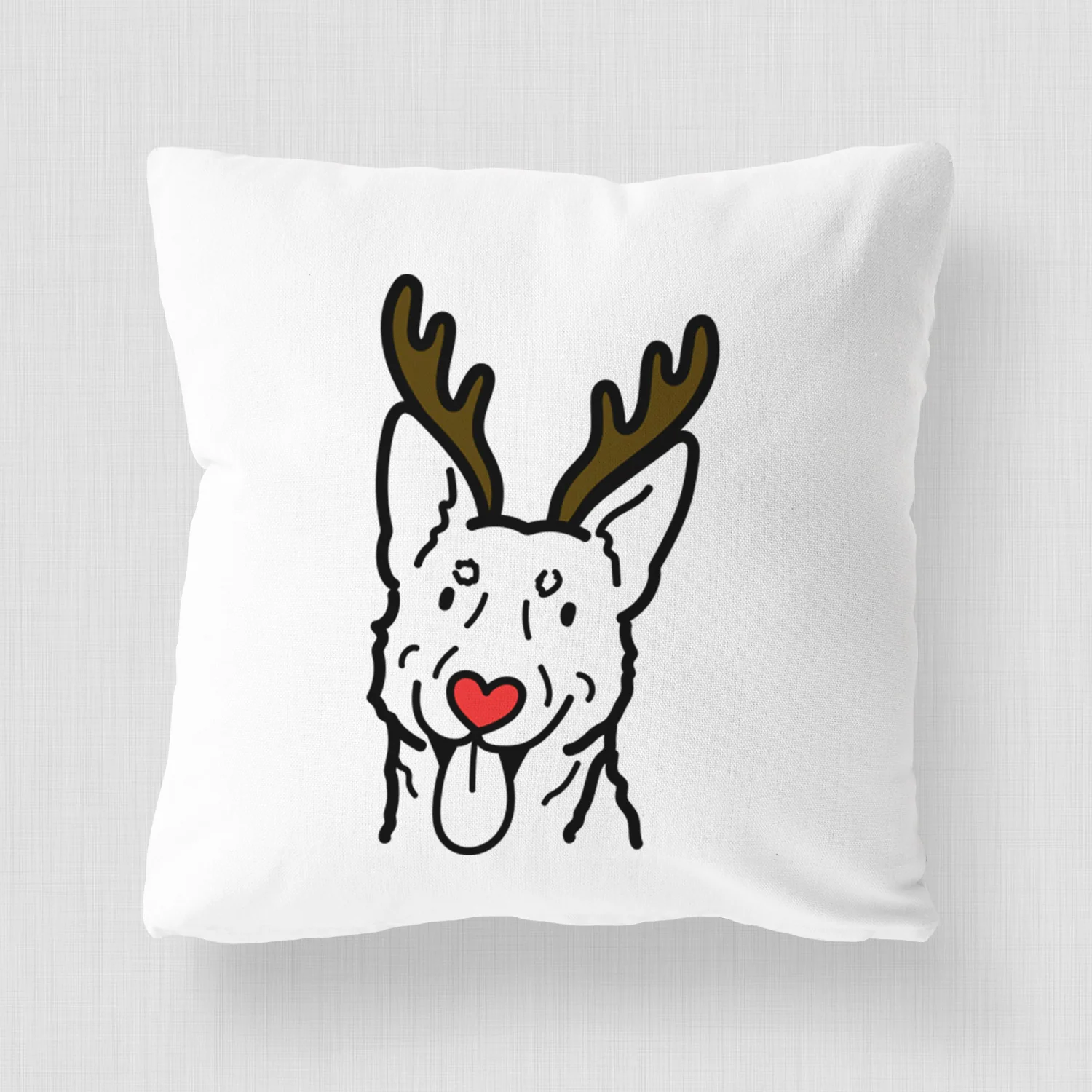 Love Always Australian Cattle Dog - Throw Pillow Cover - Image 4