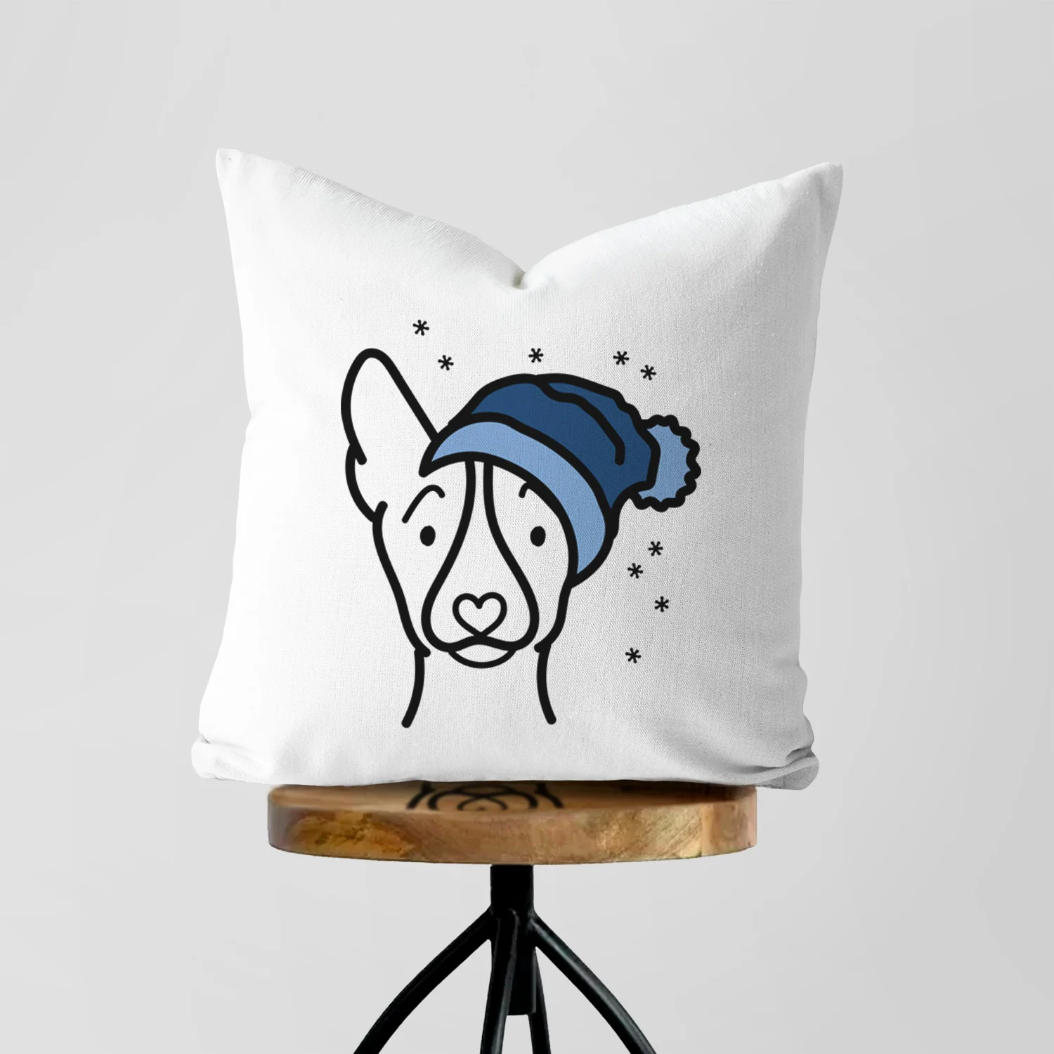 Love Always Basenji - Throw Pillow Cover - Image 5