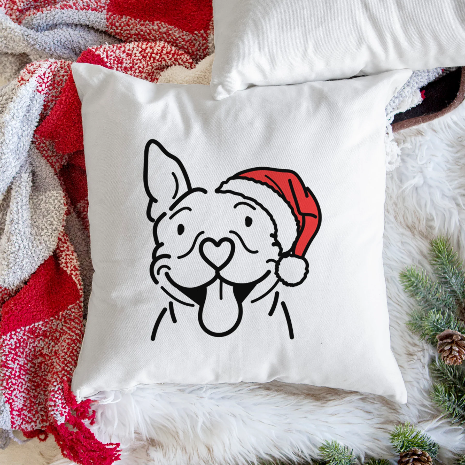 Love Always Pitbull - Basil -  Throw Pillow Cover - Image 3