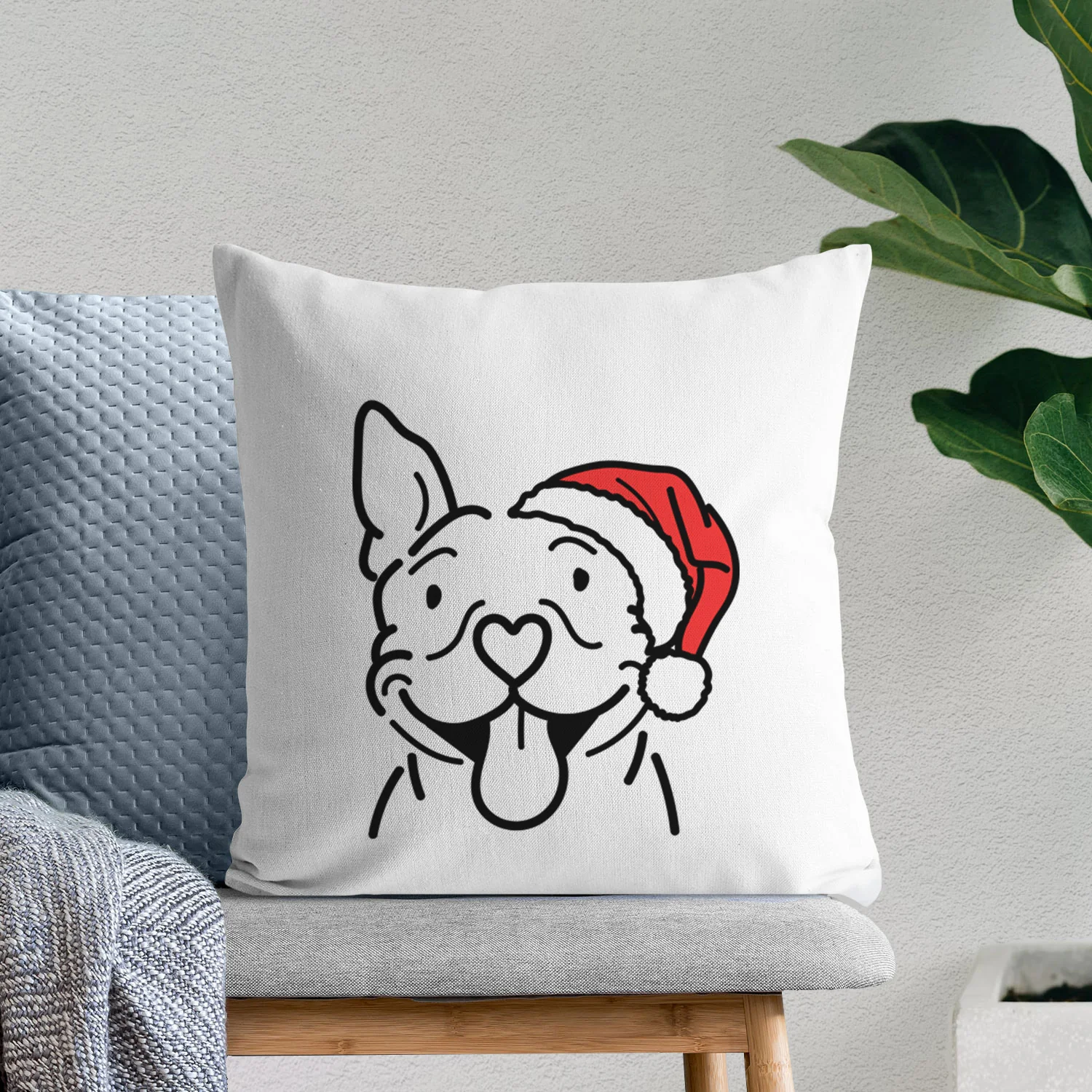 Love Always Pitbull - Basil -  Throw Pillow Cover - Image 9