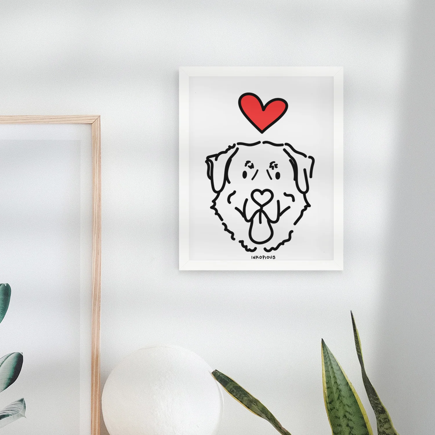 Love Always Anatolian Shepherd - Batu Art Print - Image 3
