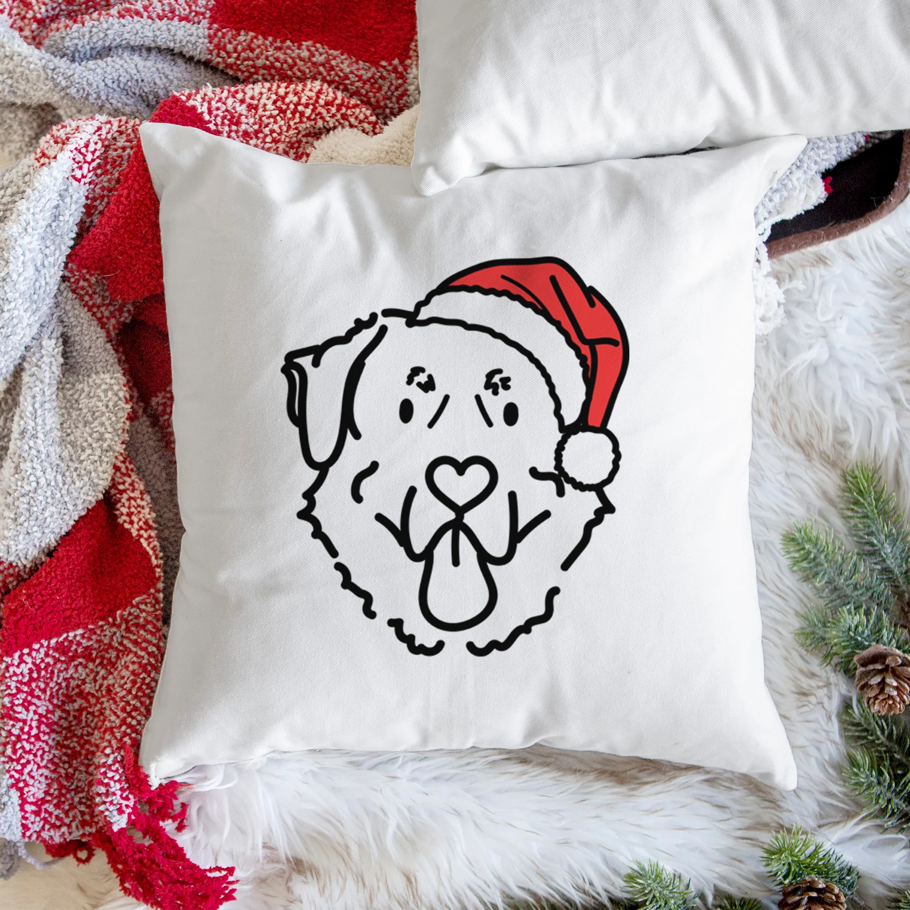 Love Always Anatolian Shepherd - Batu - Throw Pillow Cover - Image 3