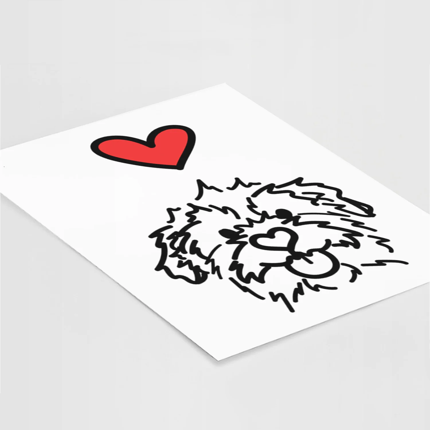 Love Always Mixed Breed - Bea Art Print - Image 5