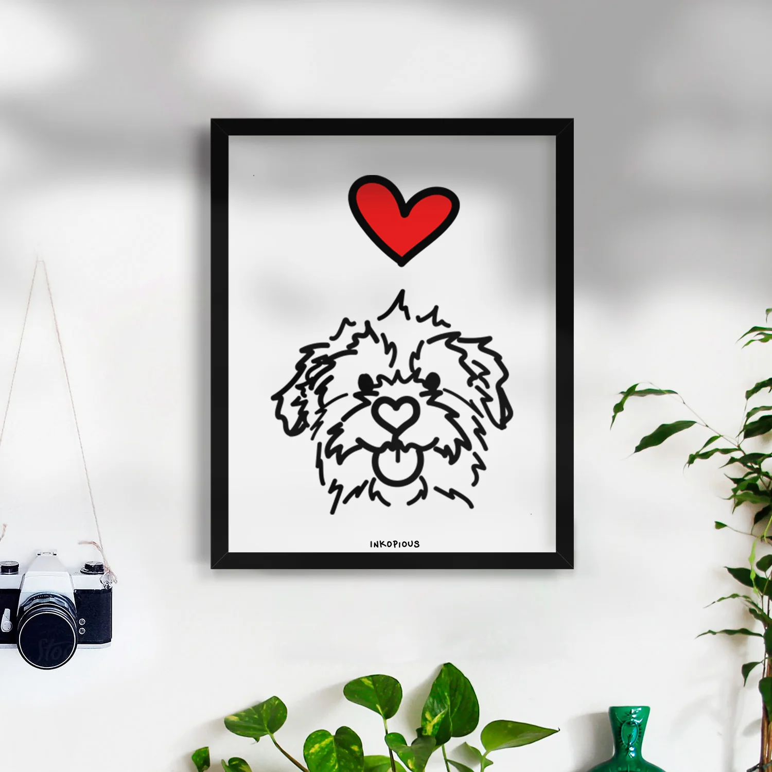 Love Always Mixed Breed - Bea Art Print - Image 6