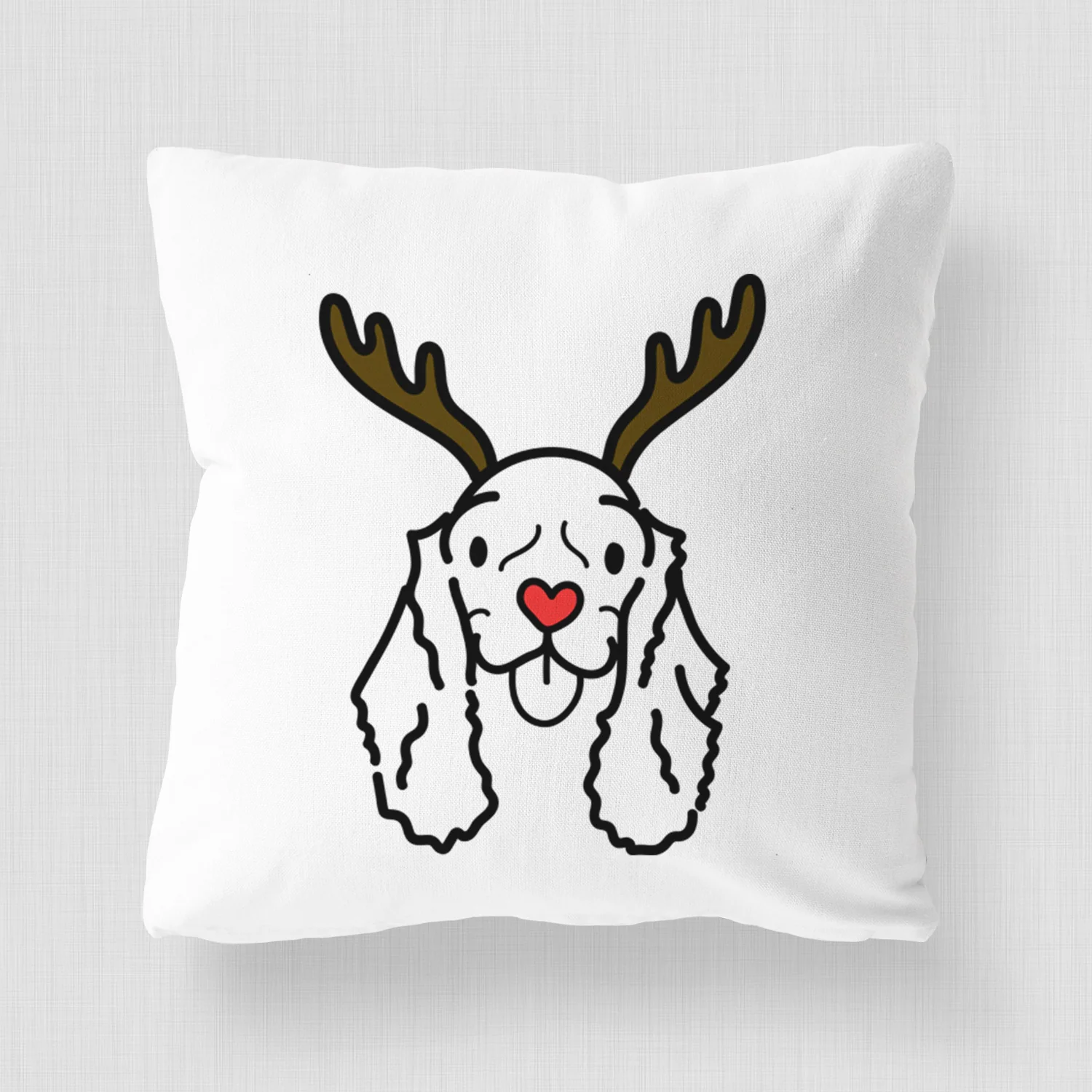 Love Always American Cocker Spaniel - Bella - Throw Pillow Cover - Image 4