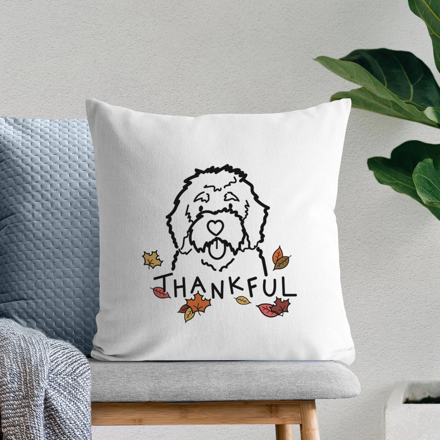 Love Always Bernedoodle - Throw Pillow Cover - Image 7