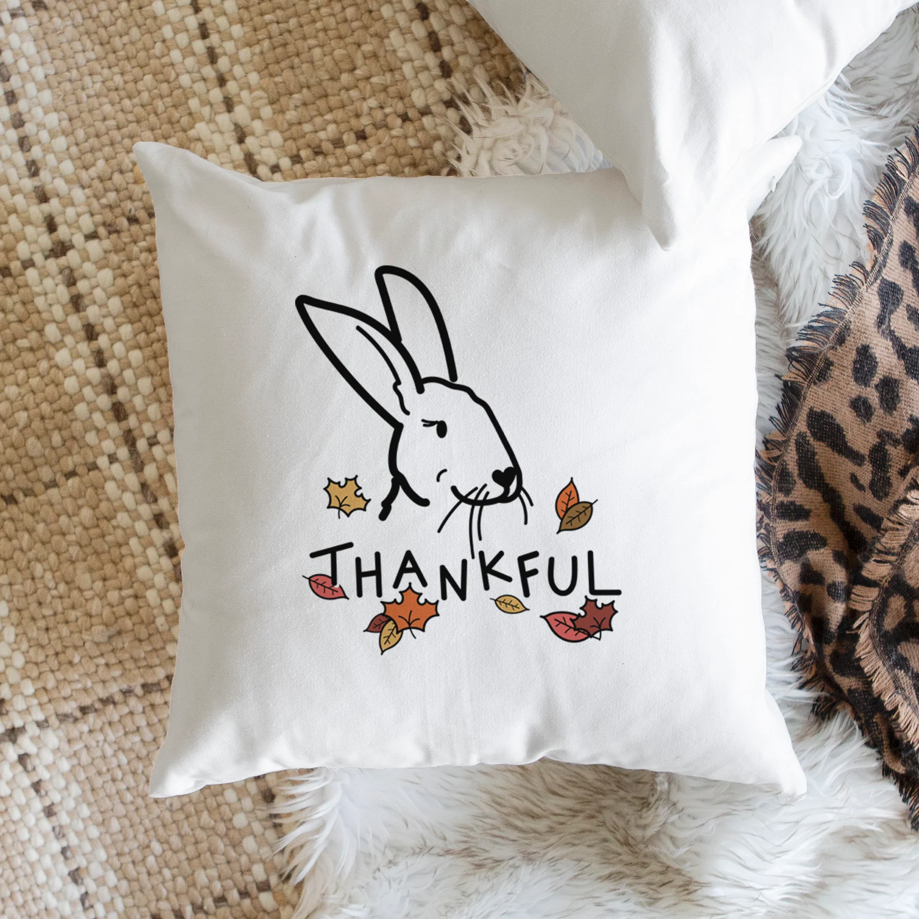 Love Always Rex Rabbit - Betsy -  Throw Pillow Cover - Image 2
