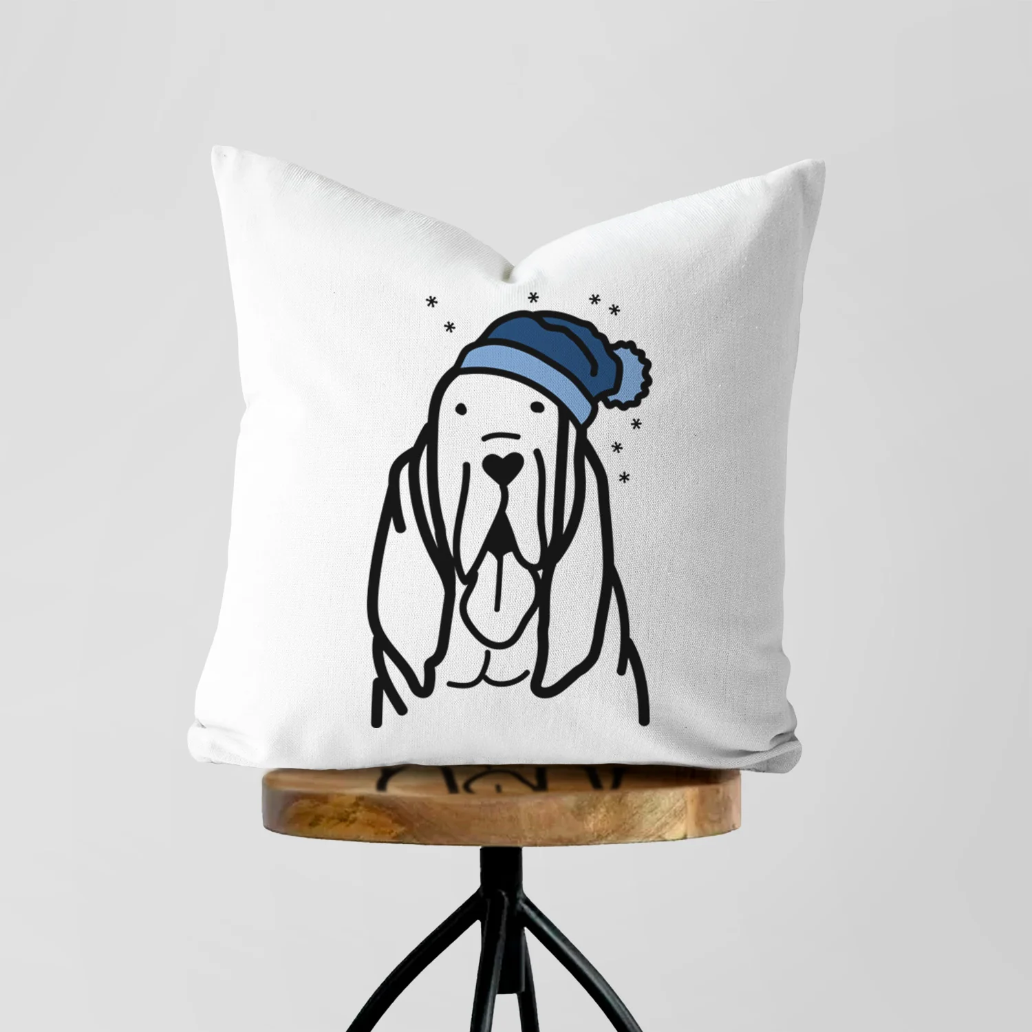Love Always Bloodhound - Throw Pillow Cover - Image 5