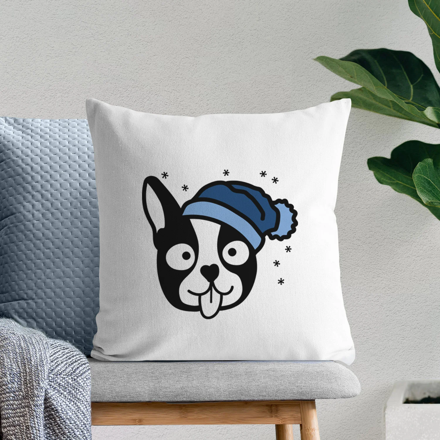 Love Always Boston Terrier - Throw Pillow Cover - Image 10