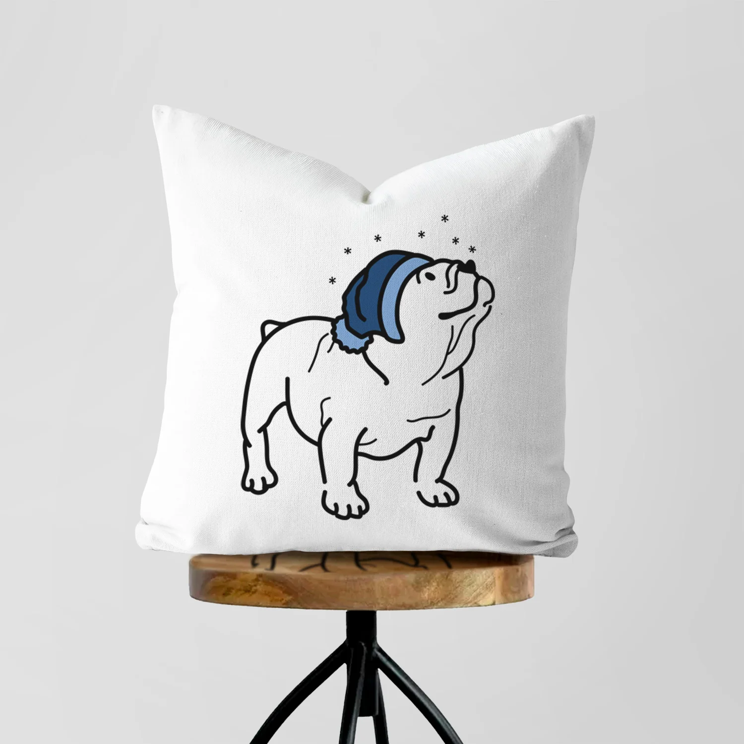 Love Always English Bulldog - Bruno - Throw Pillow Cover - Image 5
