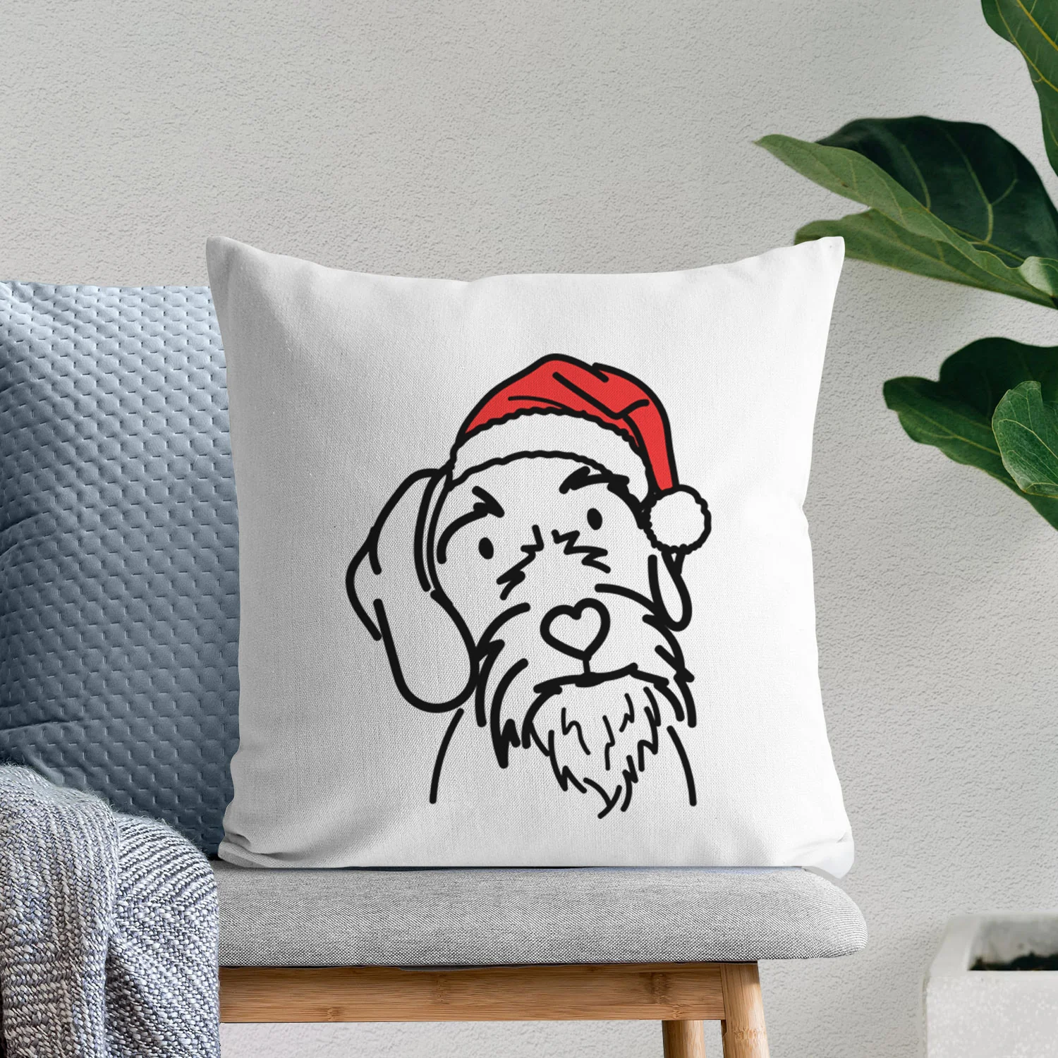 Love Always German Wirehaired Pointer - Buck - Throw Pillow Cover - Image 8