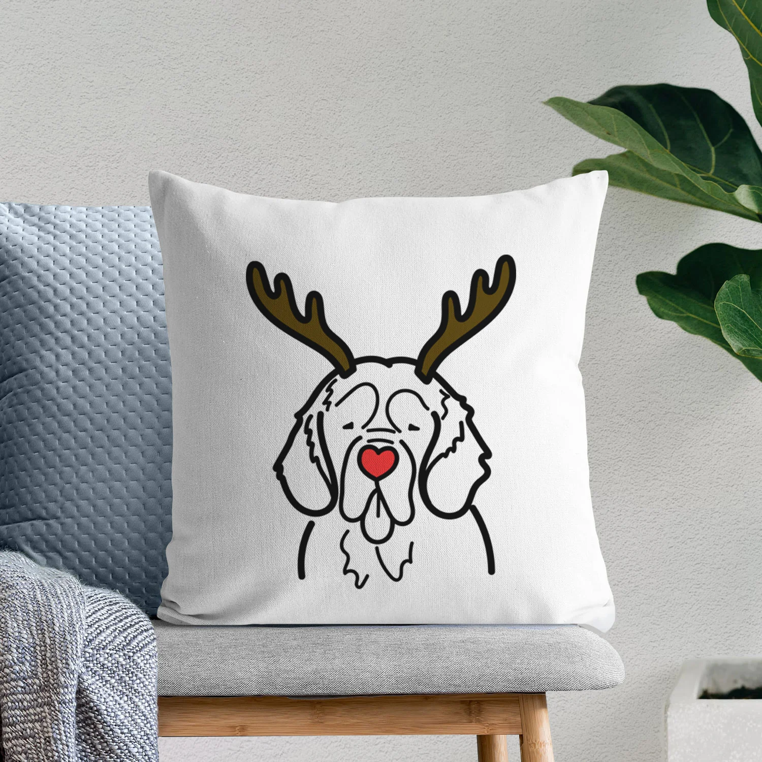 Love Always Clumber Spaniel - Throw Pillow Cover - Image 8