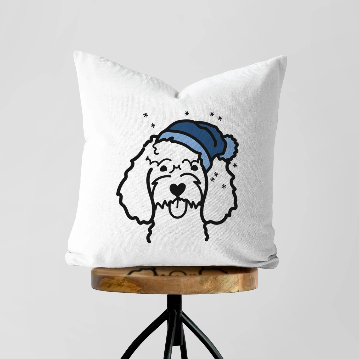 Love Always Cockapoo - Throw Pillow Cover - Image 5