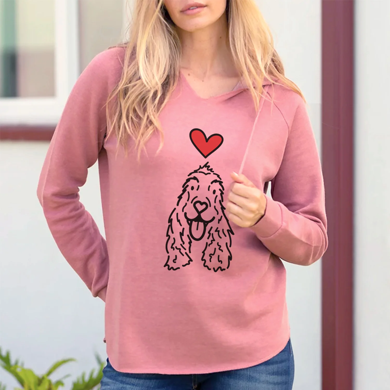 Love Always English Cocker Spaniel - Dolly - Cali Wave Hooded Sweatshirt - Image 3