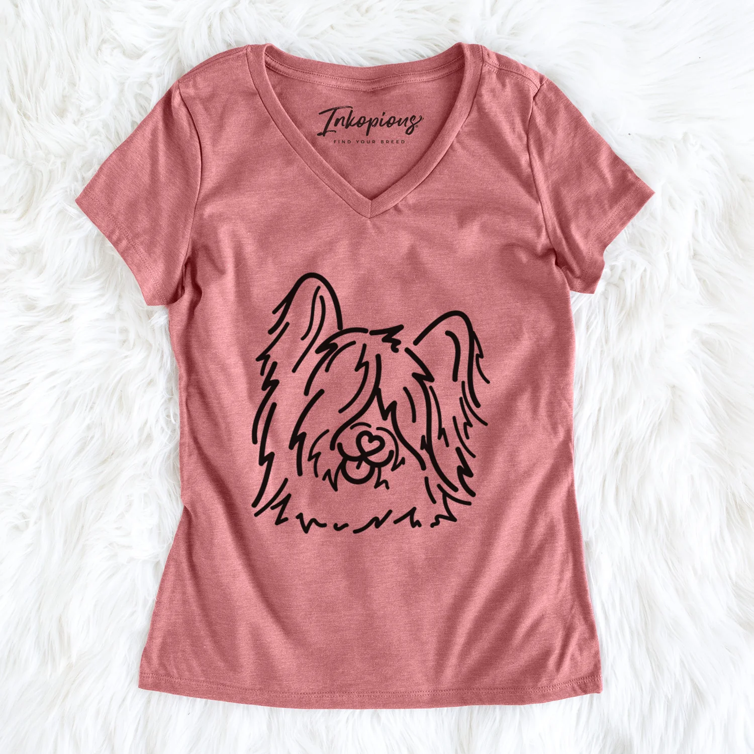 Love Always Skye Terrier - Dougal - Women's Perfect V-neck Shirt - Image 7