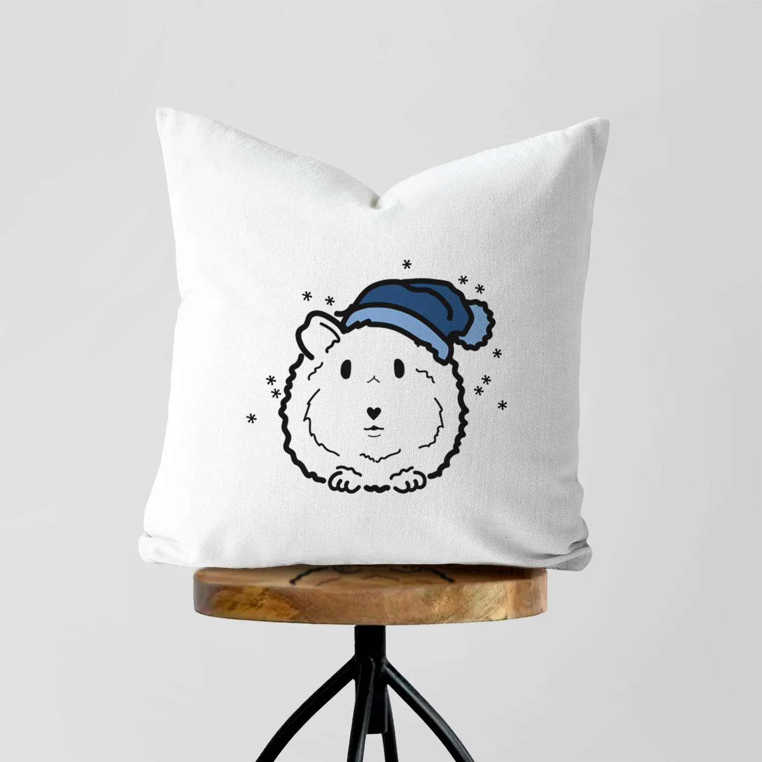 Love Always Guinea Pig - Duke -  Throw Pillow Cover - Image 5