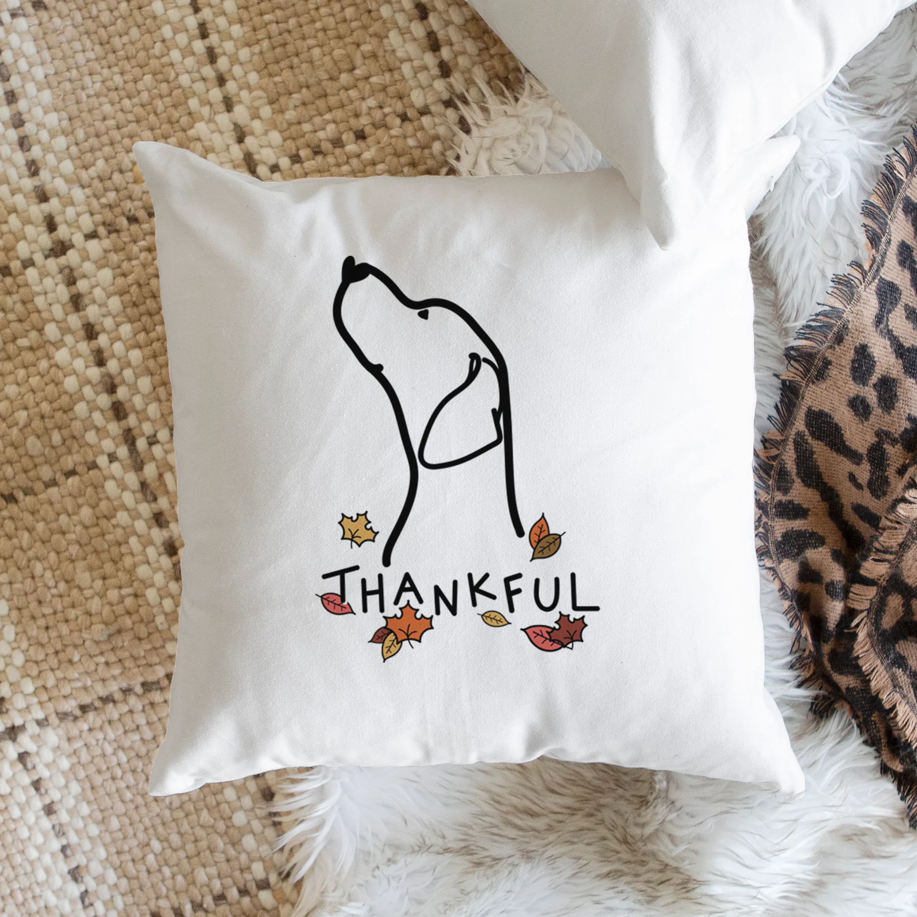 Love Always English Pointer Profile - Throw Pillow Cover - Image 2