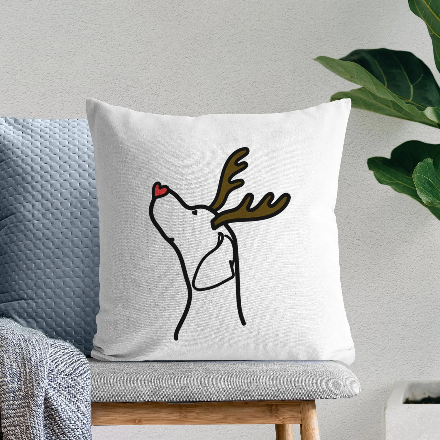 Love Always English Pointer Profile - Throw Pillow Cover - Image 8