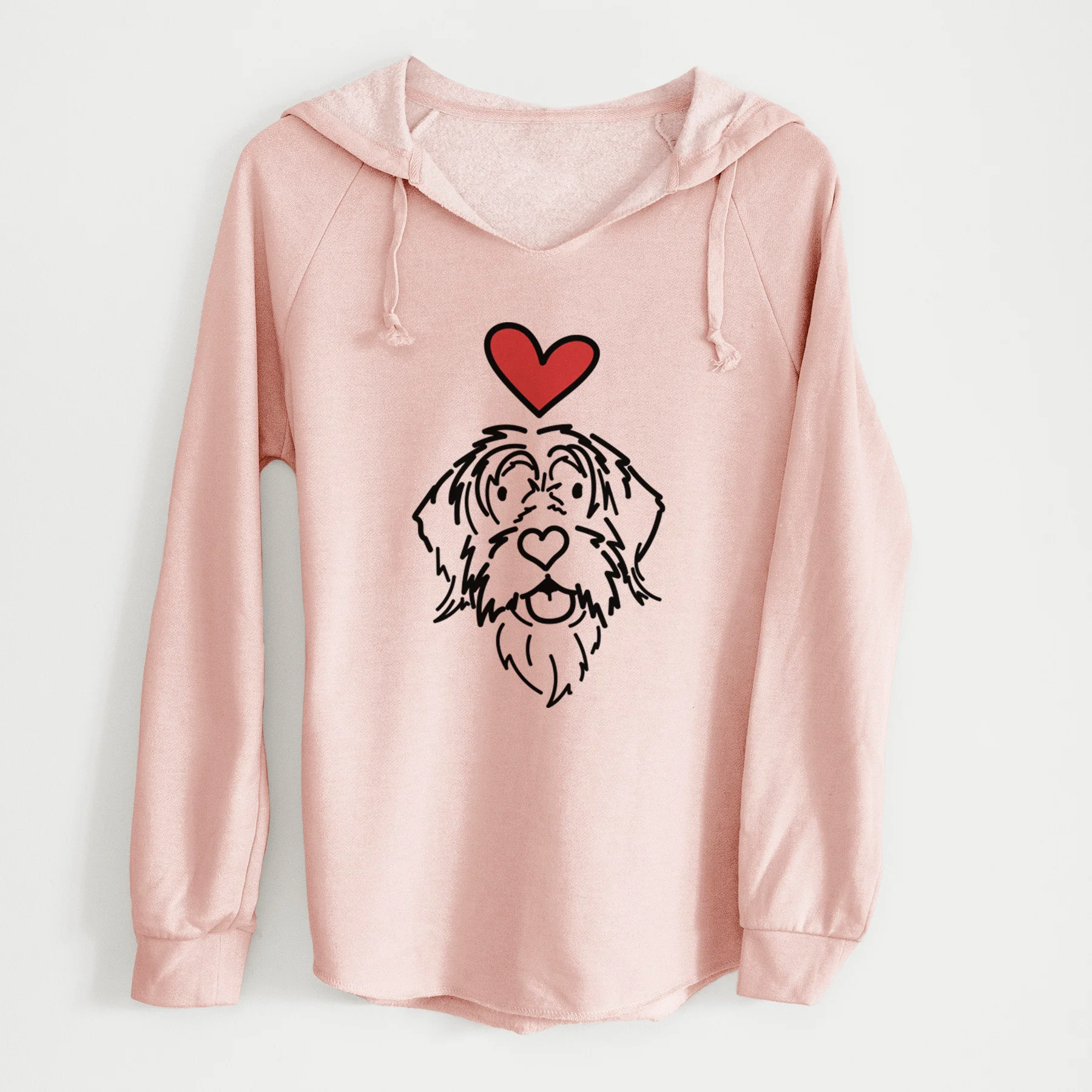Love Always Wirehaird Pointing Griffon - Gary - Cali Wave Hooded Sweatshirt - Image 7
