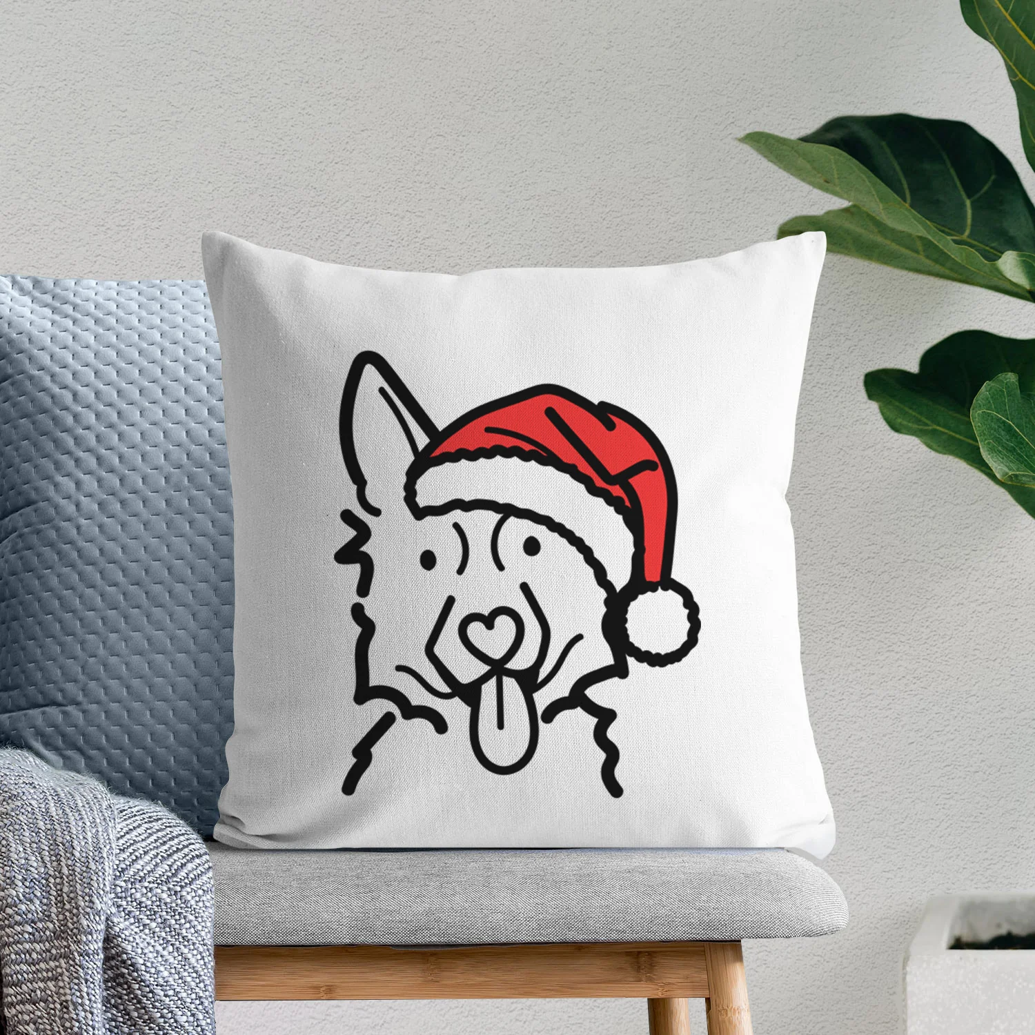 Love Always German Shepherd - Throw Pillow Cover - Image 9