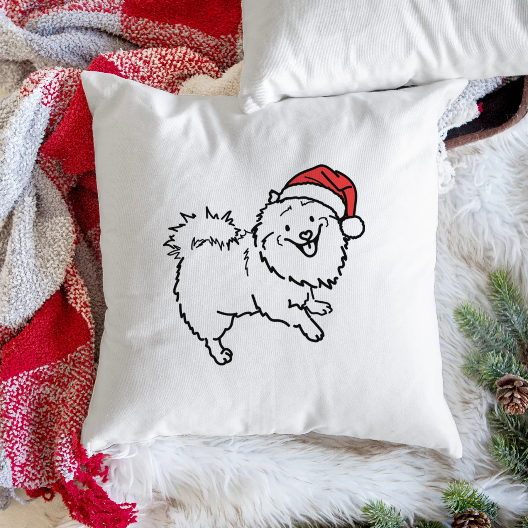 Love Always Pomeranian Mix - Goldie - Throw Pillow Cover - Image 3