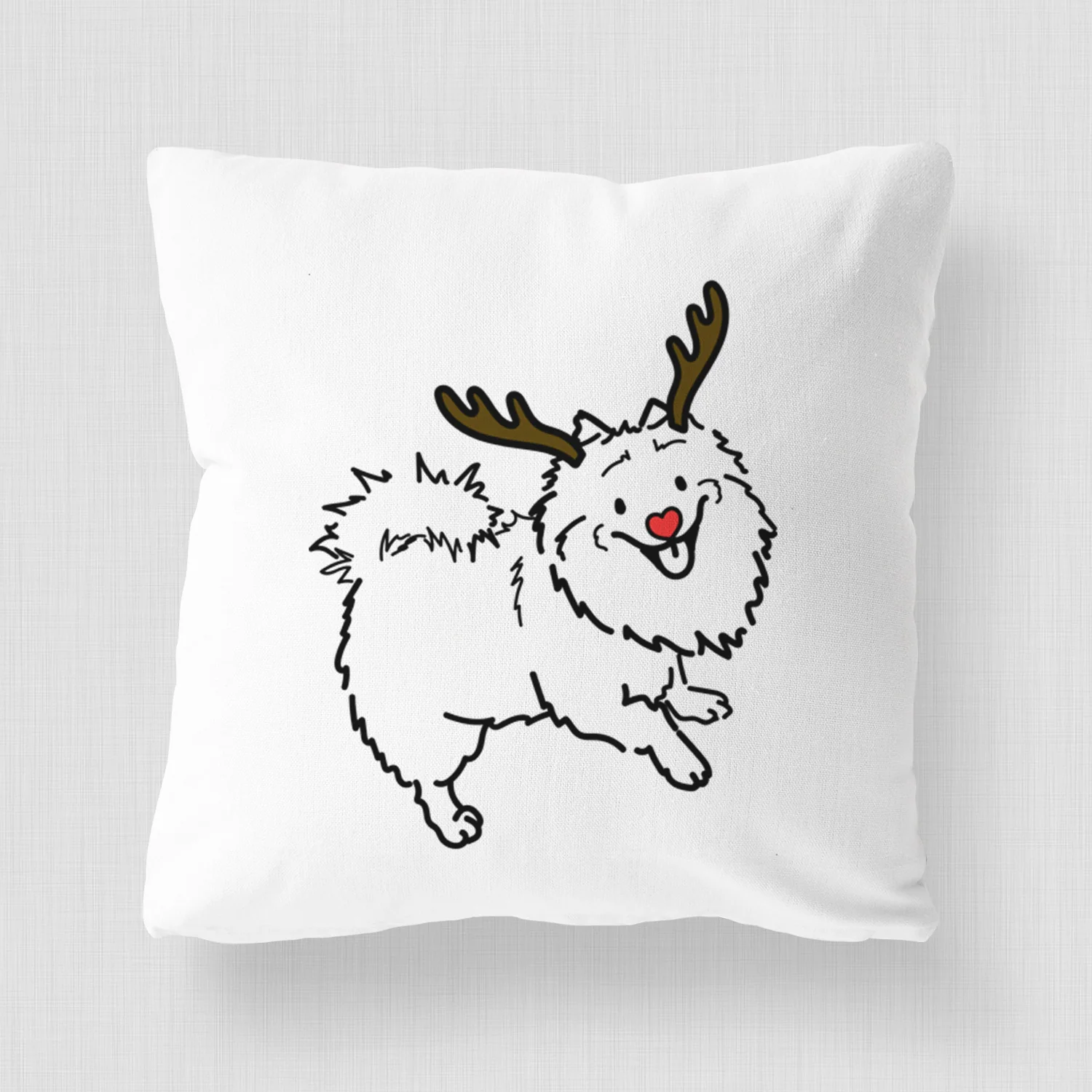 Love Always Pomeranian Mix - Goldie - Throw Pillow Cover - Image 4
